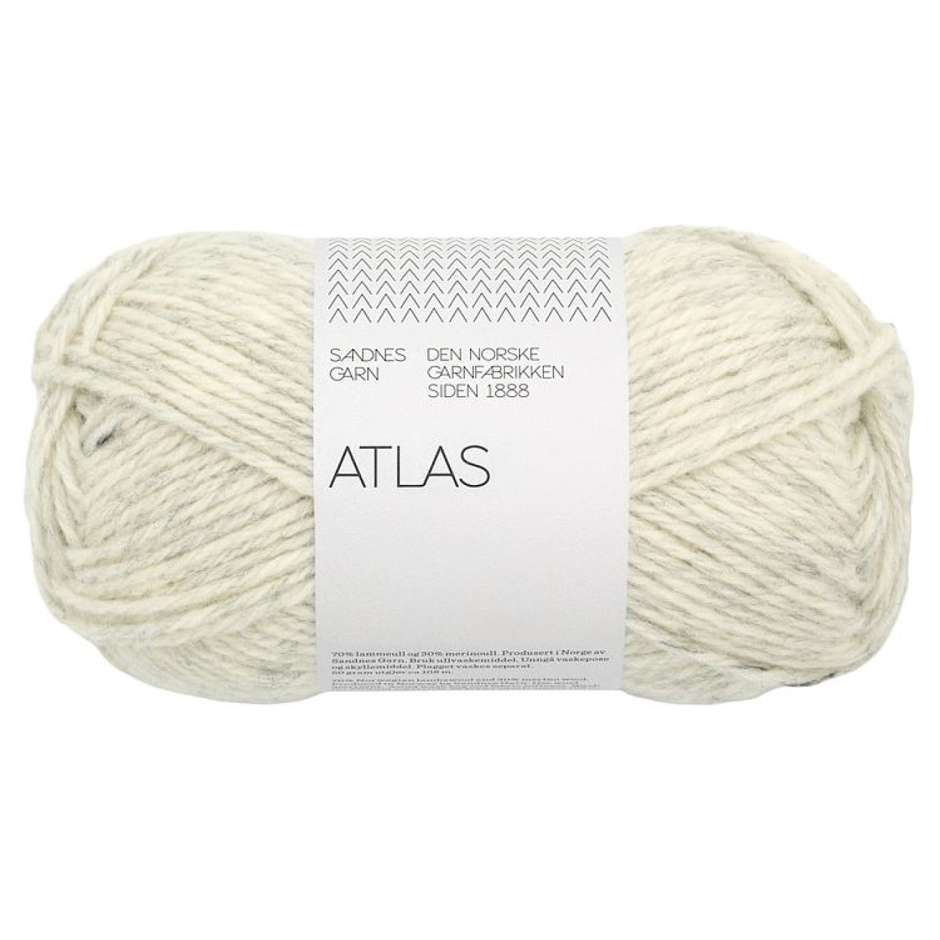 Sandnes Garn Atlas colour 1021 light grey melange