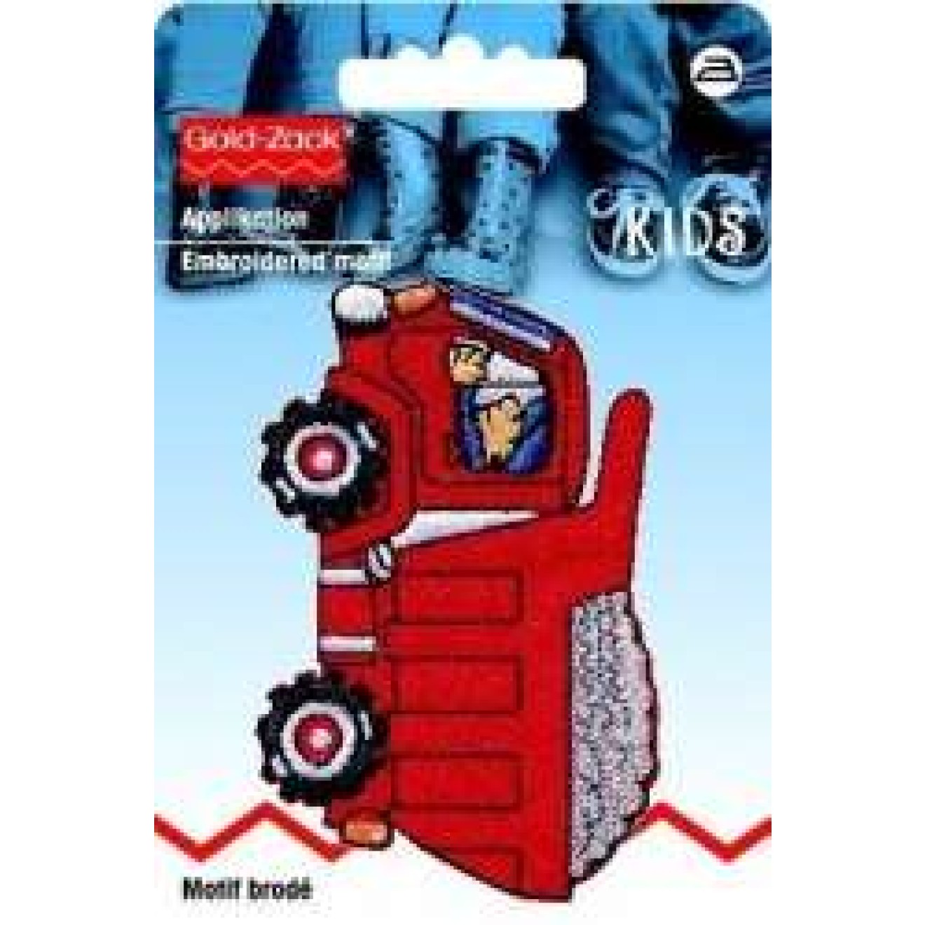 Prym Applikationen - Kids and Hits - aufbügelbar ca. 4,0x6,0 cm / rot