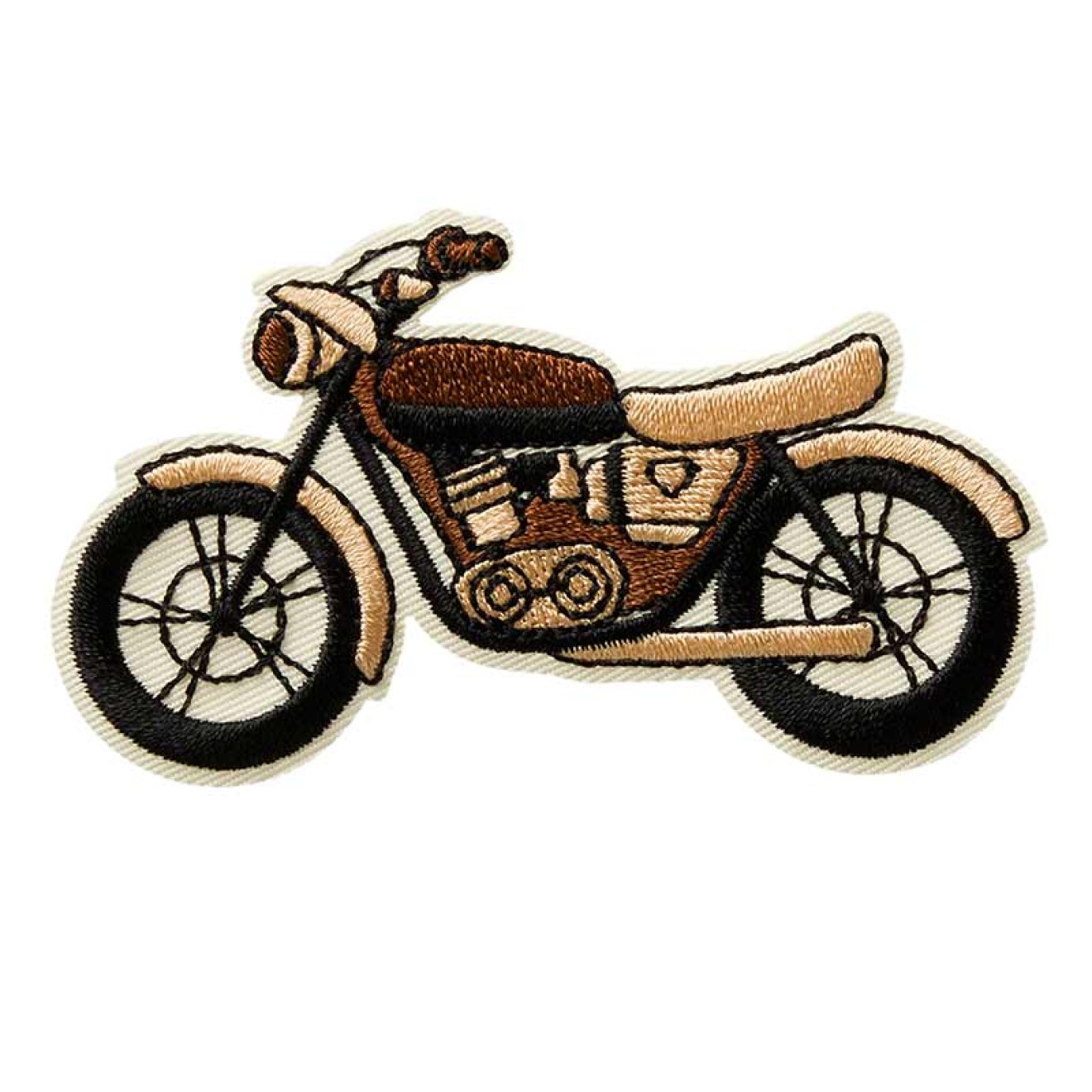 Mono-Quick Applikationen - Teens and Jeans - aufbügelbar Farbe brown