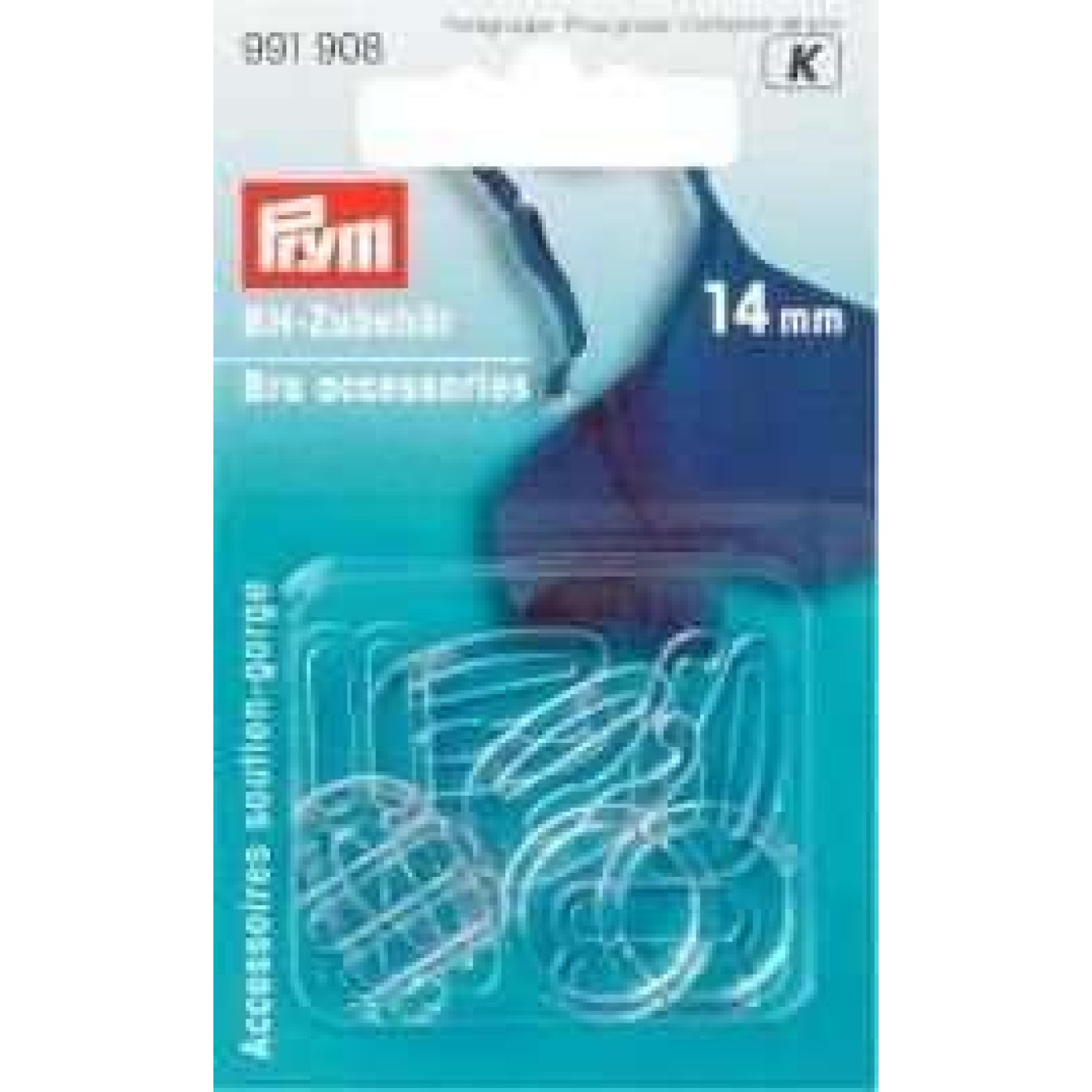 Prym bra accessories 14 mm / transparent