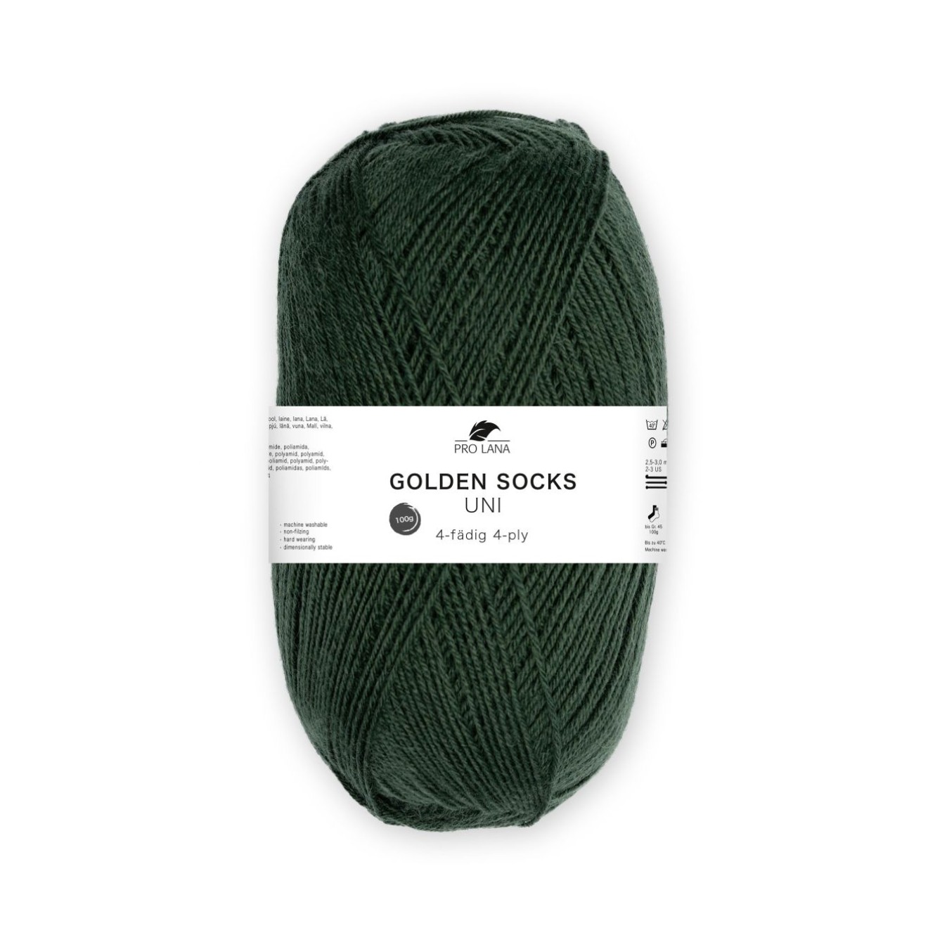 Pro Lana sock Garn uni 4 ply Farbe 436