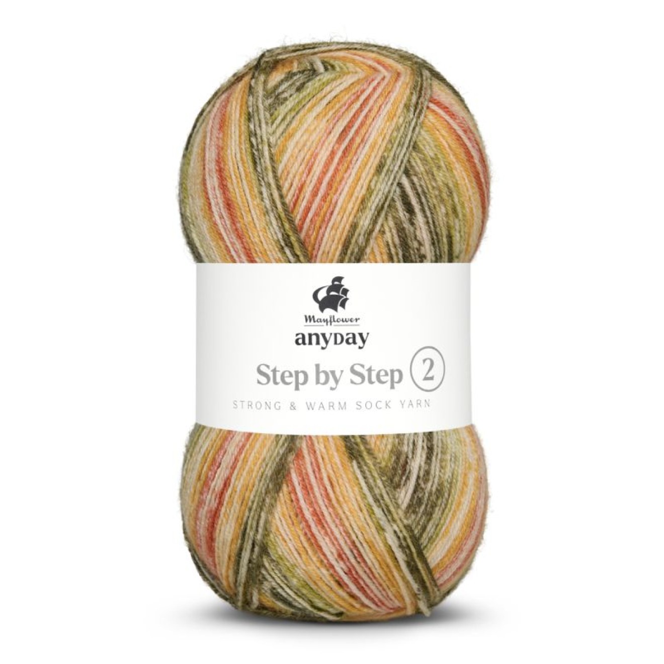 Mayflower Anyday Step By Step 2 colour 001 yellow / orange / green