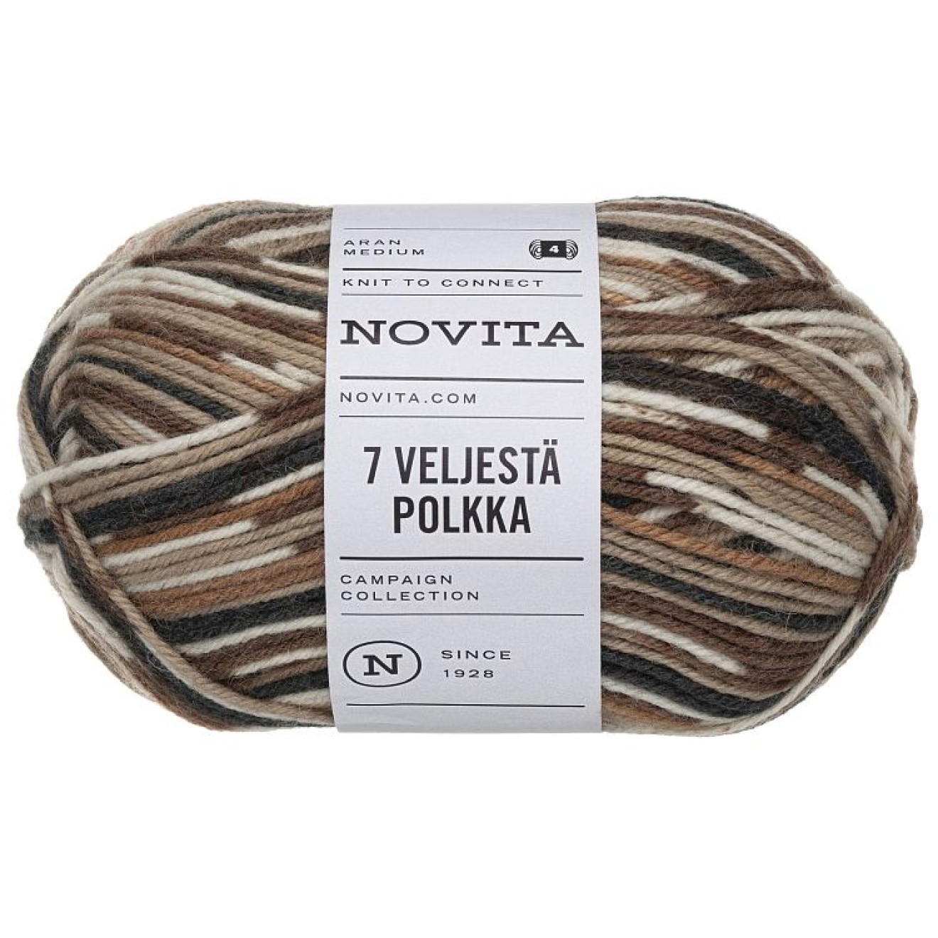 Novita 7 Veljestä Polkka colour 8001 hiking