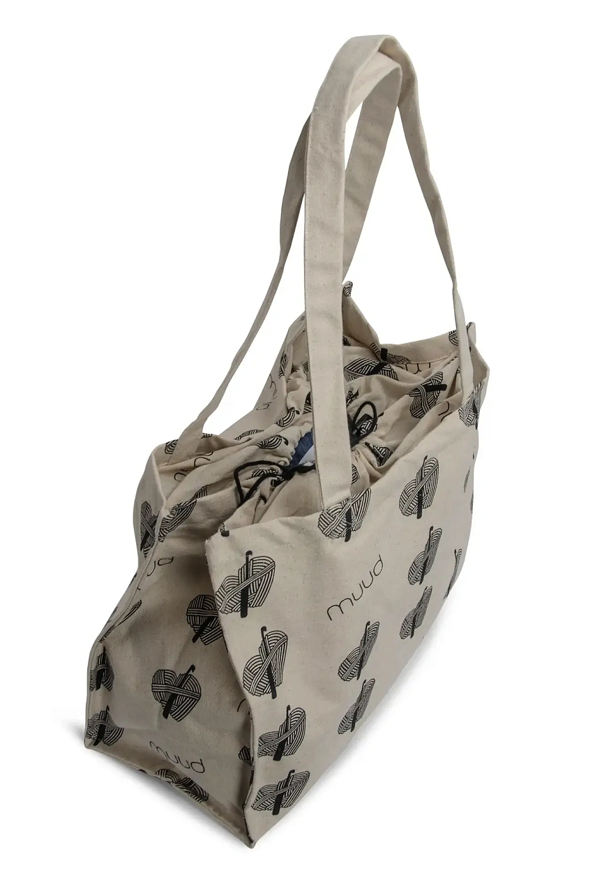 muud shopper recycled - Handmade / 42x38x32 cm