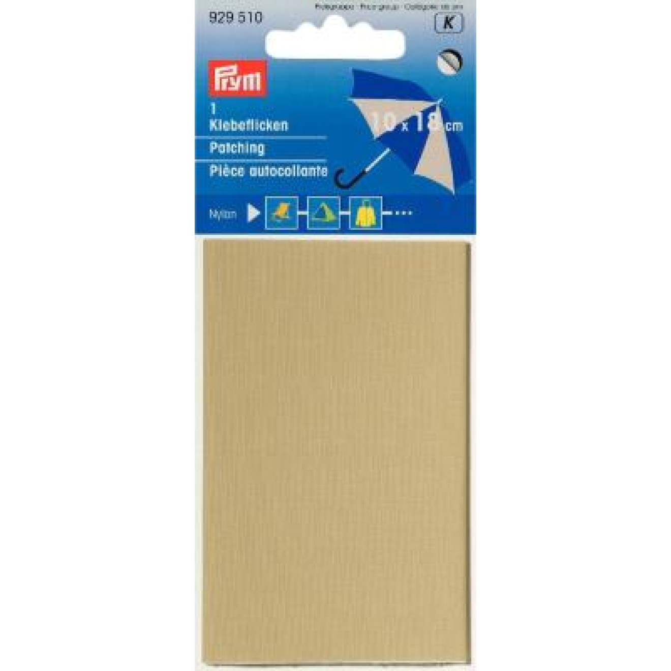 Prym Nylon-patches 6,5x14 cm / beige