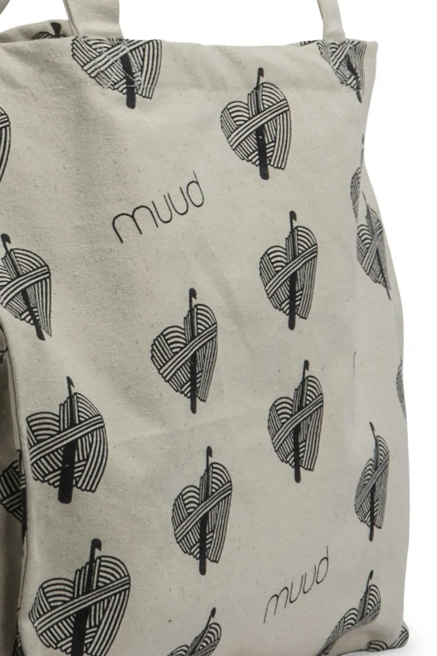 muud shopper recycled - Handmade / 42x38x32 cm