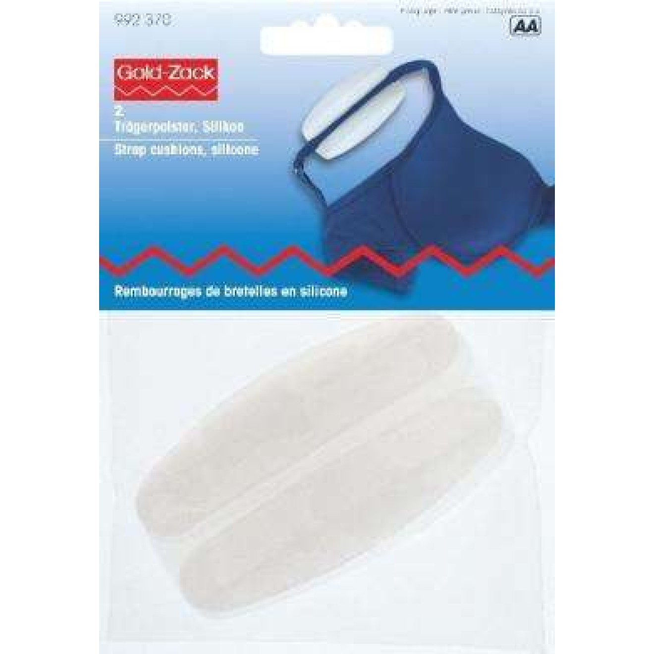 Prym Silikon Trägerpolster transparent