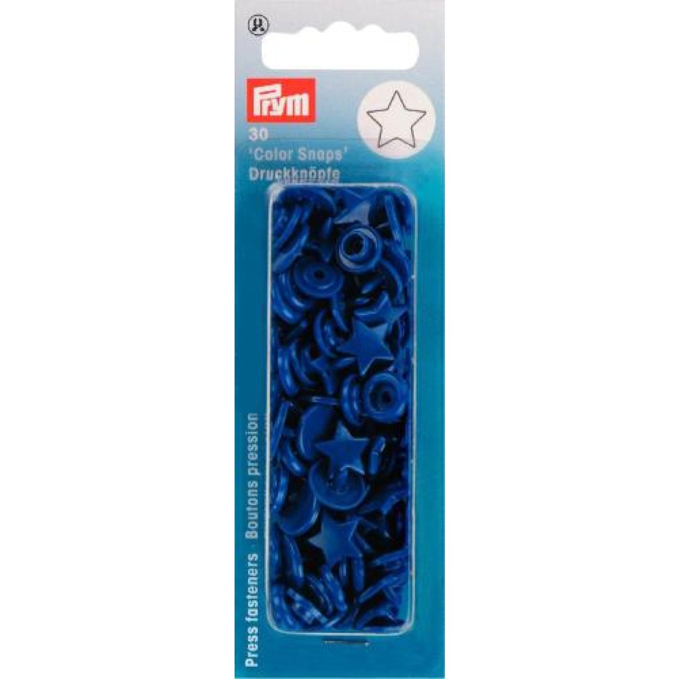 Prym sew-free snap fasteners Color Snaps königsblau
