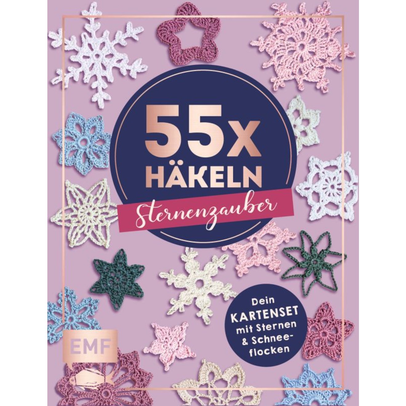 EMF 55 x Crochet - Star Magic: Your Card Set with Dreamy Crochet Stars and Snowflakes - 1 шт.