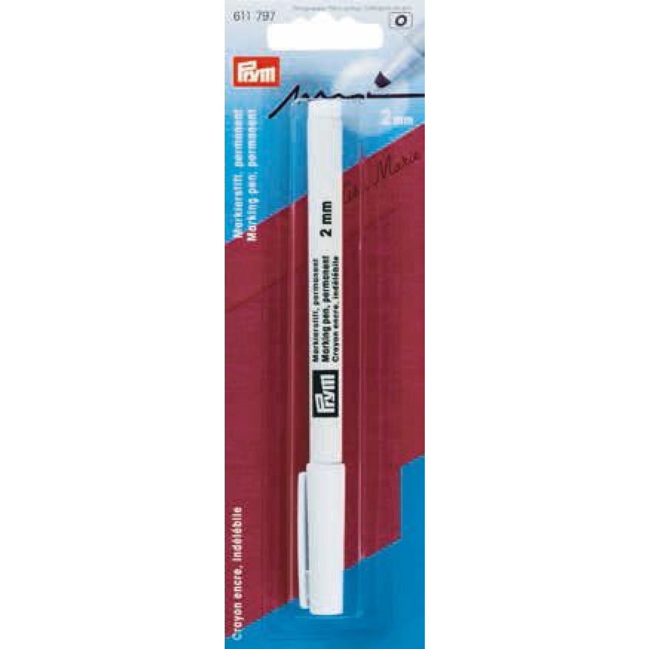 Markierstift permanent black / black