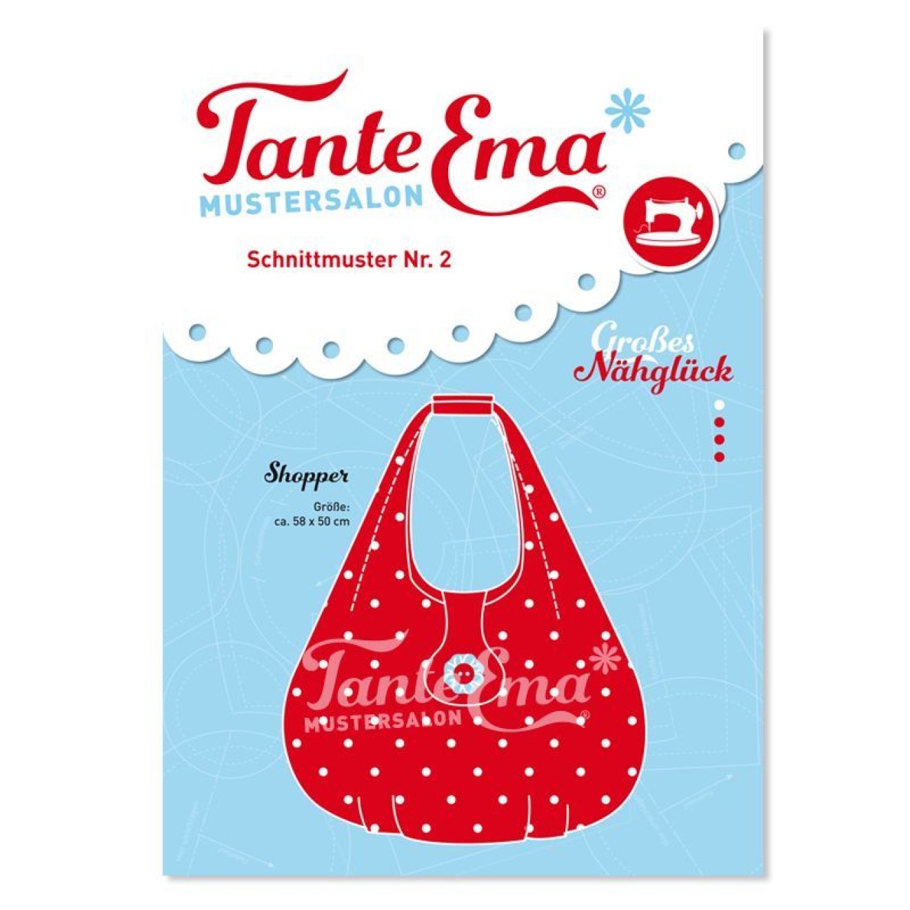 Shopper with Sewing pattern