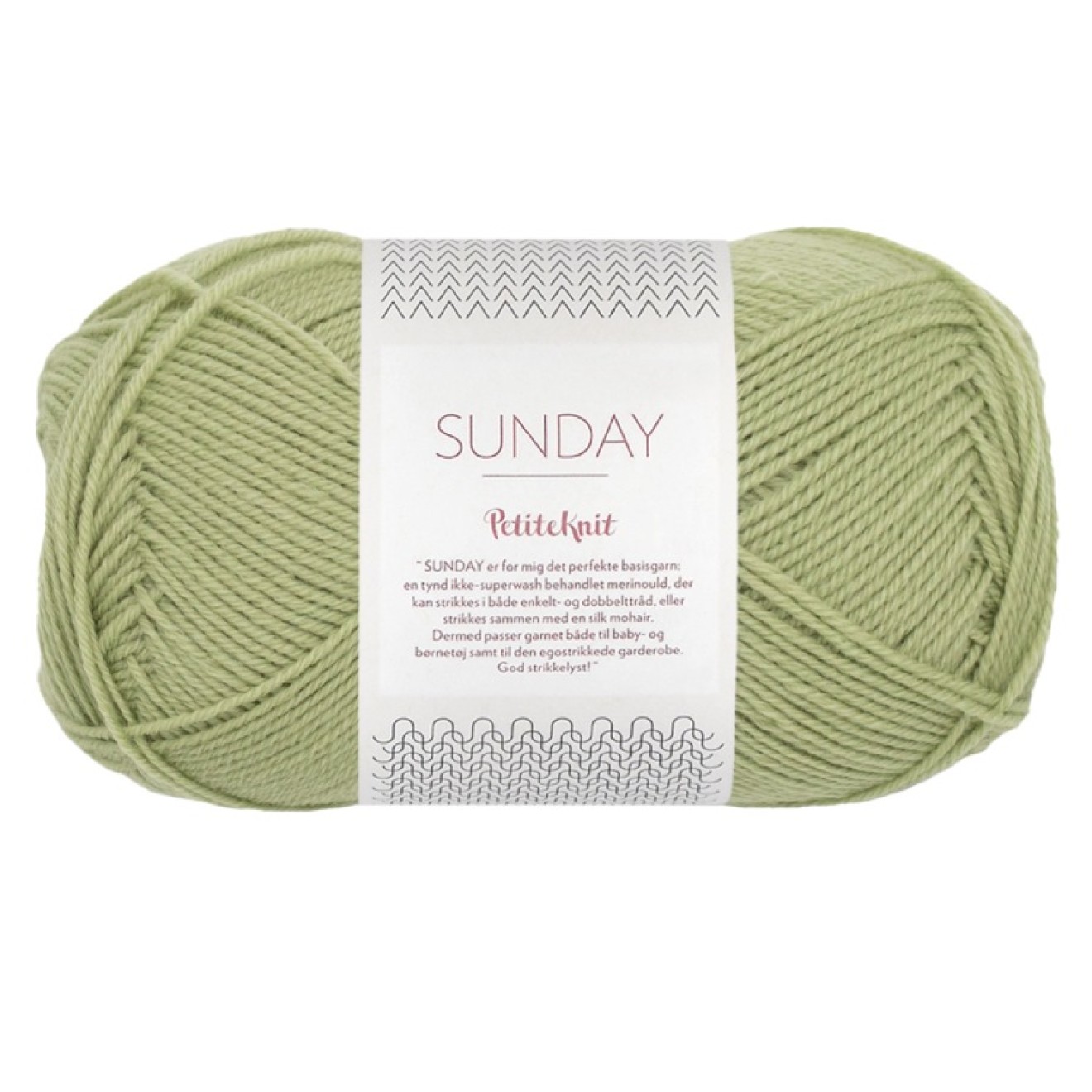 Sandnes Garn Sunday by PetiteKnit colour 9533 green tea