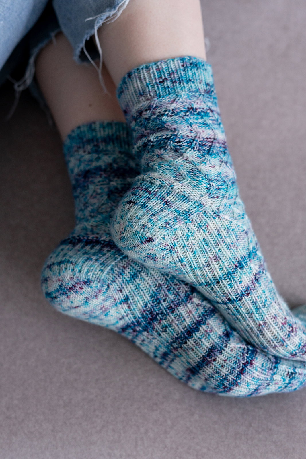 Chaussettes Whale – modèle de tricot, photo 10