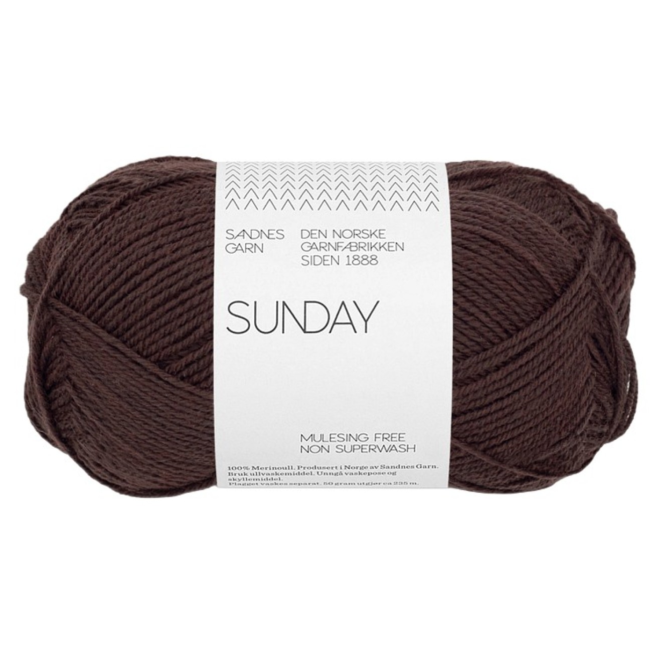 Sandnes Garn Sunday colour 3591 chocolate plum