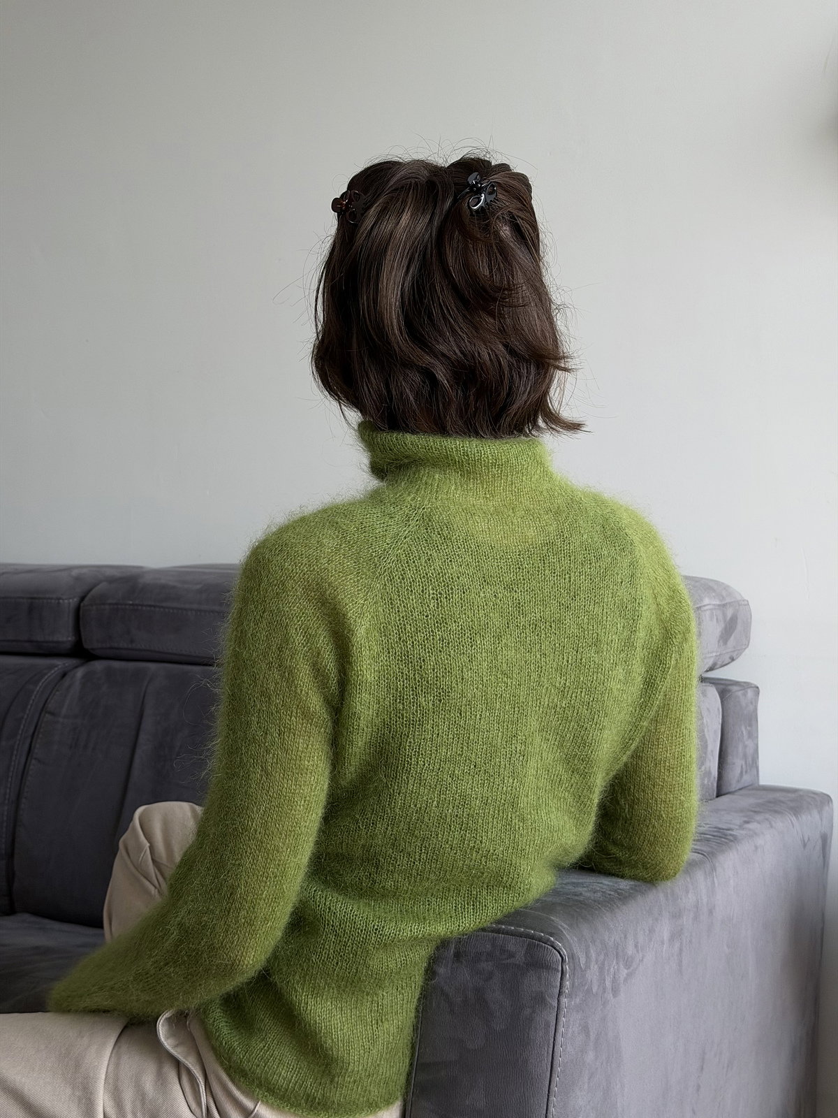 Pull col roulé Cloudy – modèle de tricot, photo 14