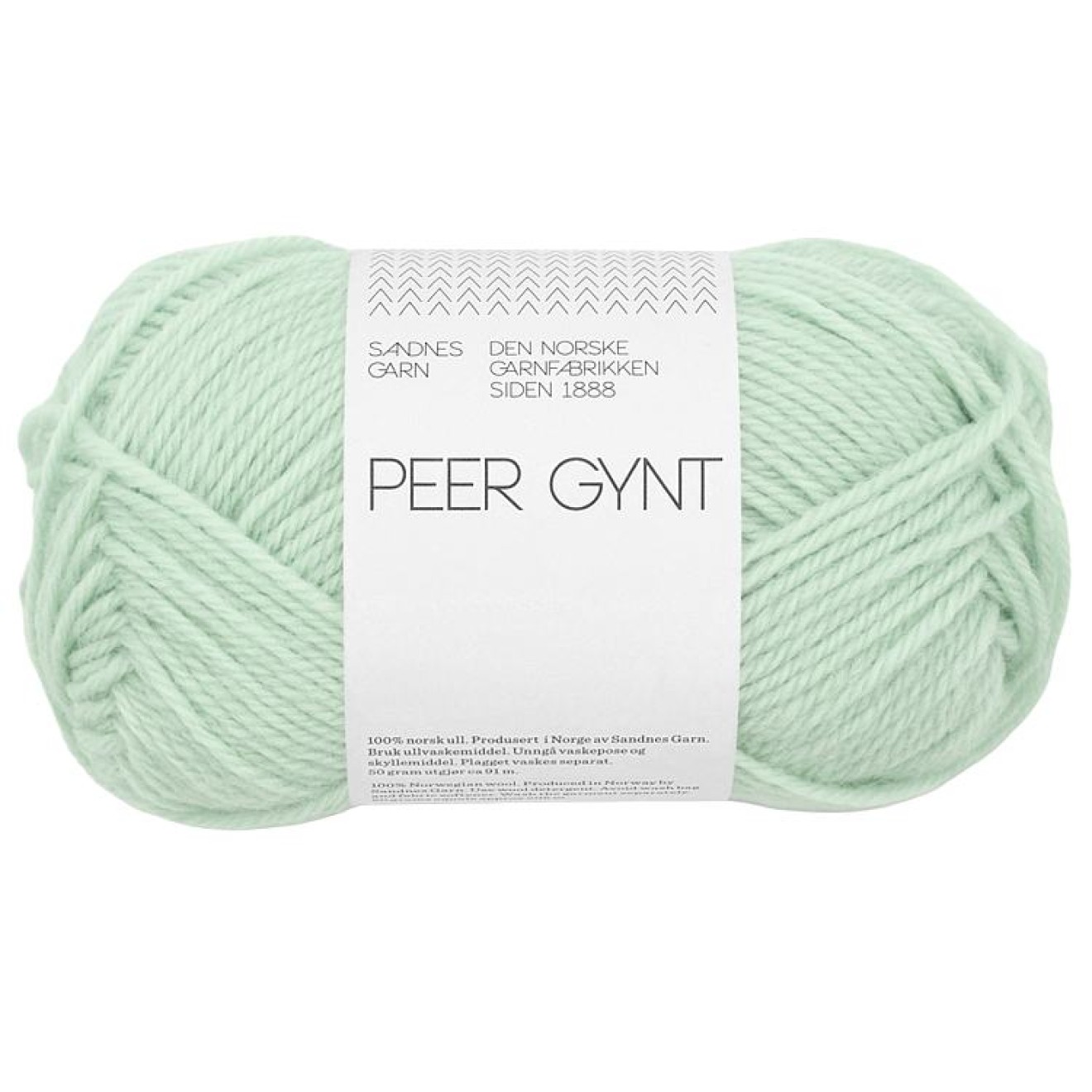 Sandnes Garn Peer Gynt colour 7911 mint green