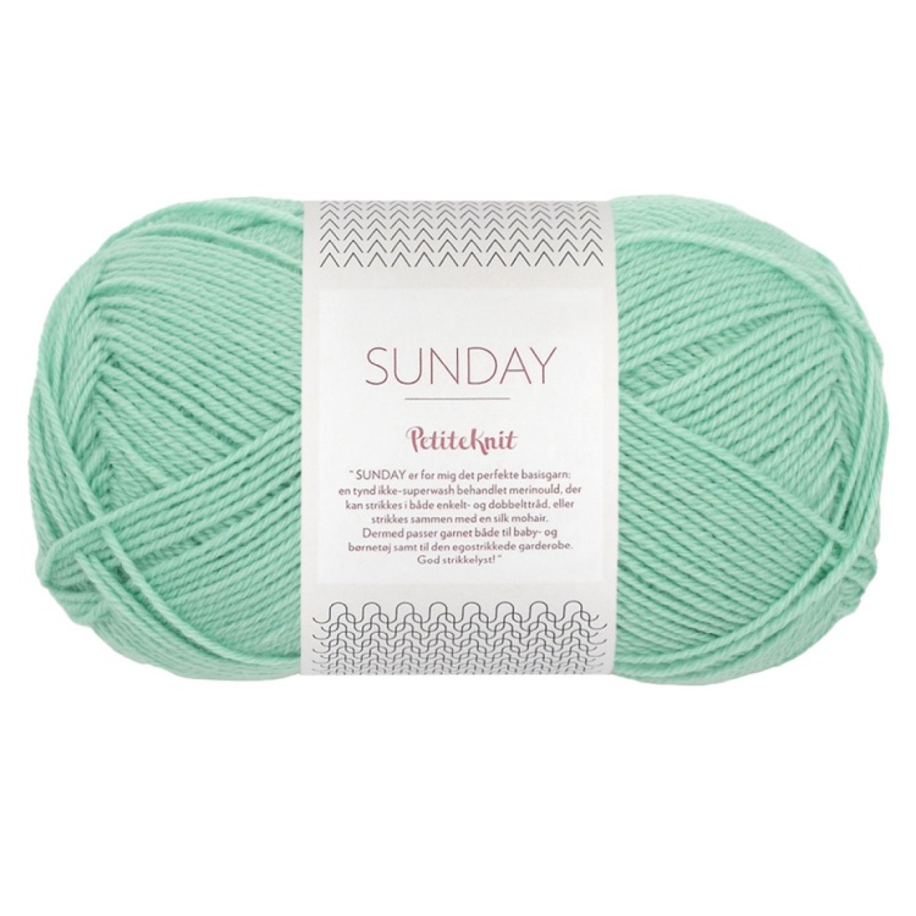 Sandnes Garn Sunday by PetiteKnit colour 7723 mint