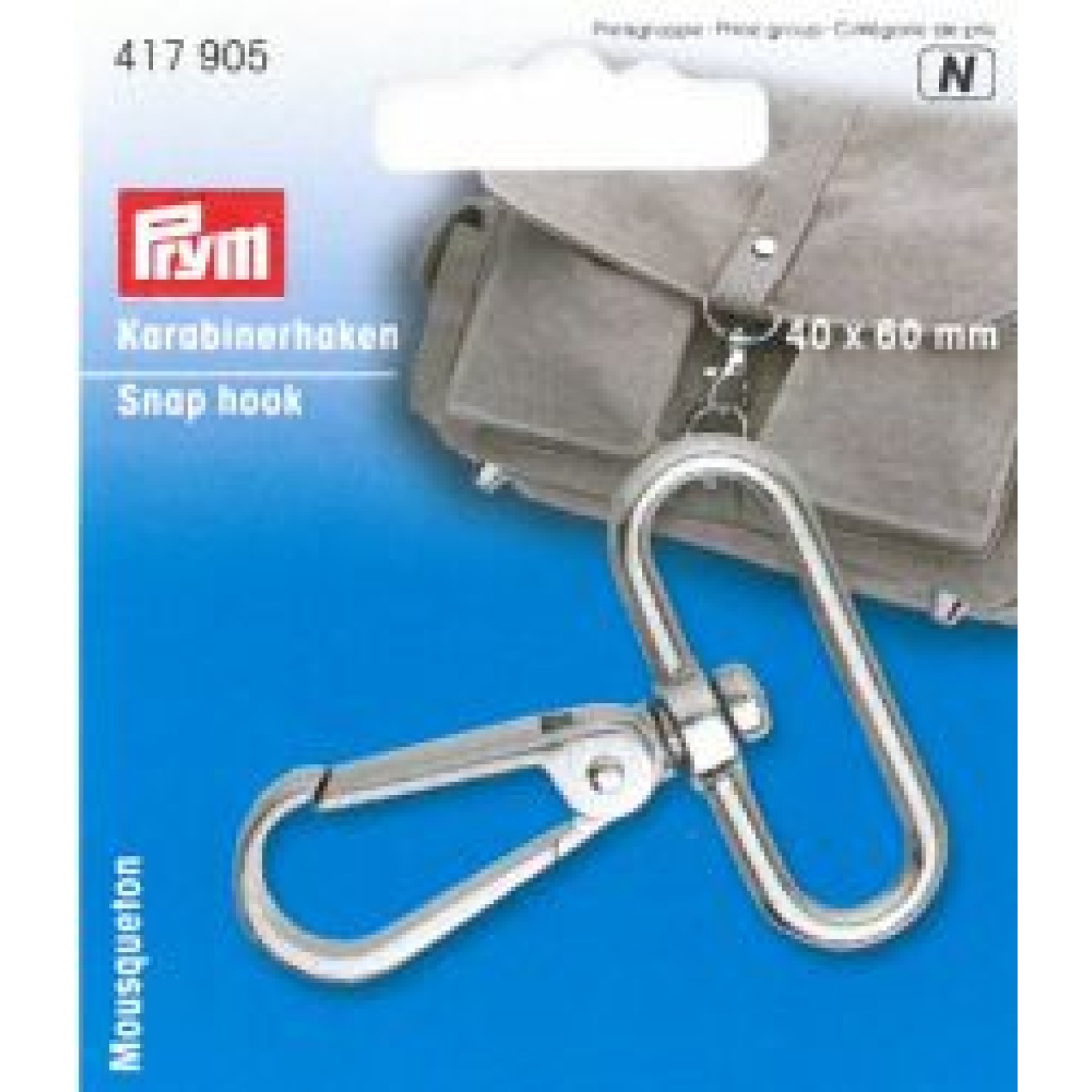 40x60 mm / silber