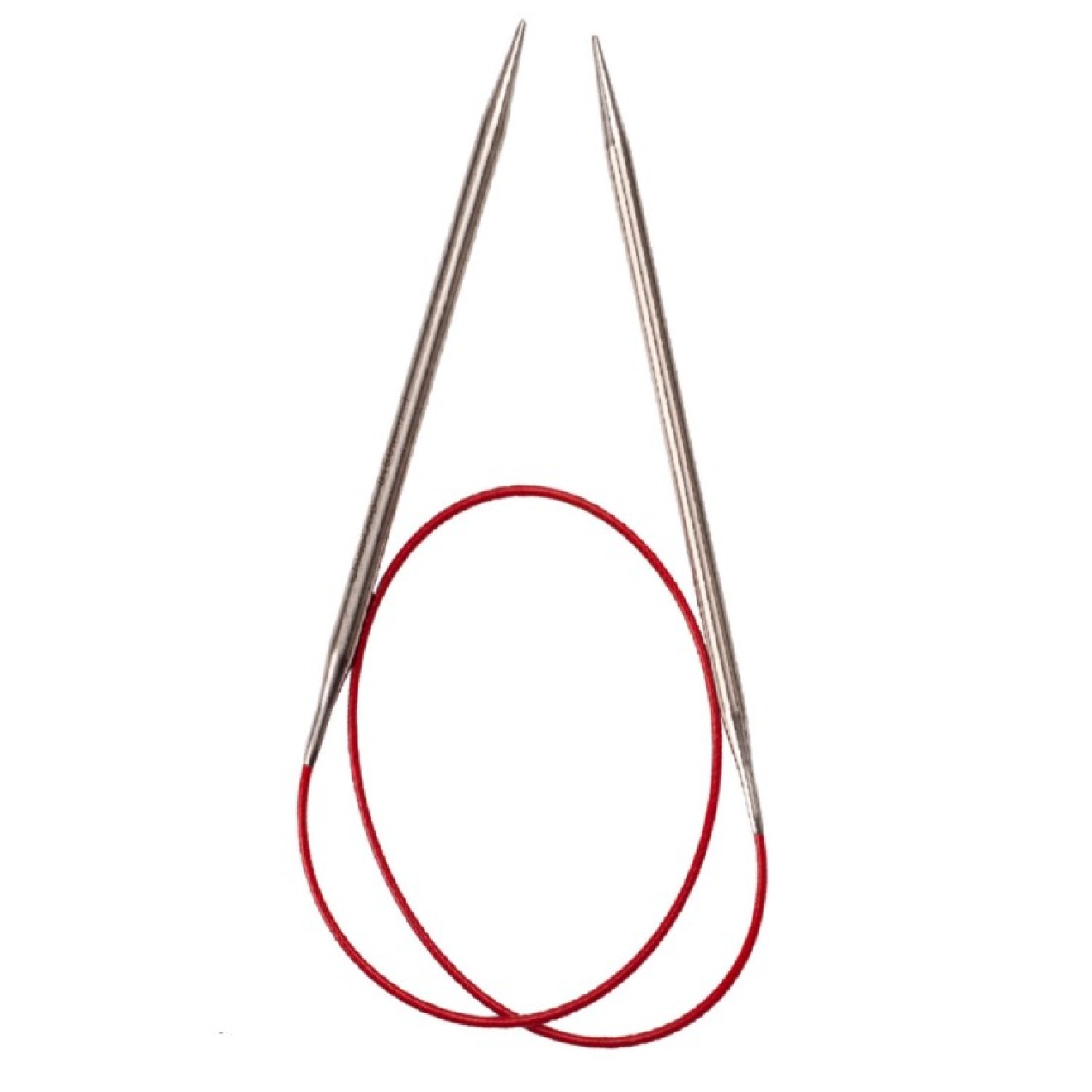 ChiaoGoo rot LACE Edelstahl Rundstricknadeln 2,00 mm / 40 cm