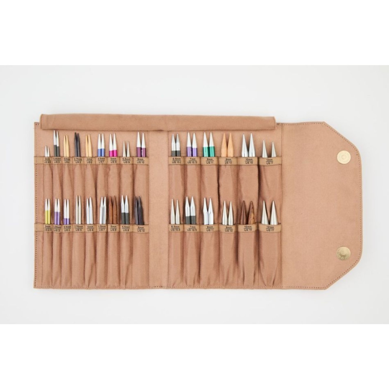 KnitPro needle case for Wechselsysteme 22x17,5x1,5 cm / Clay Collection