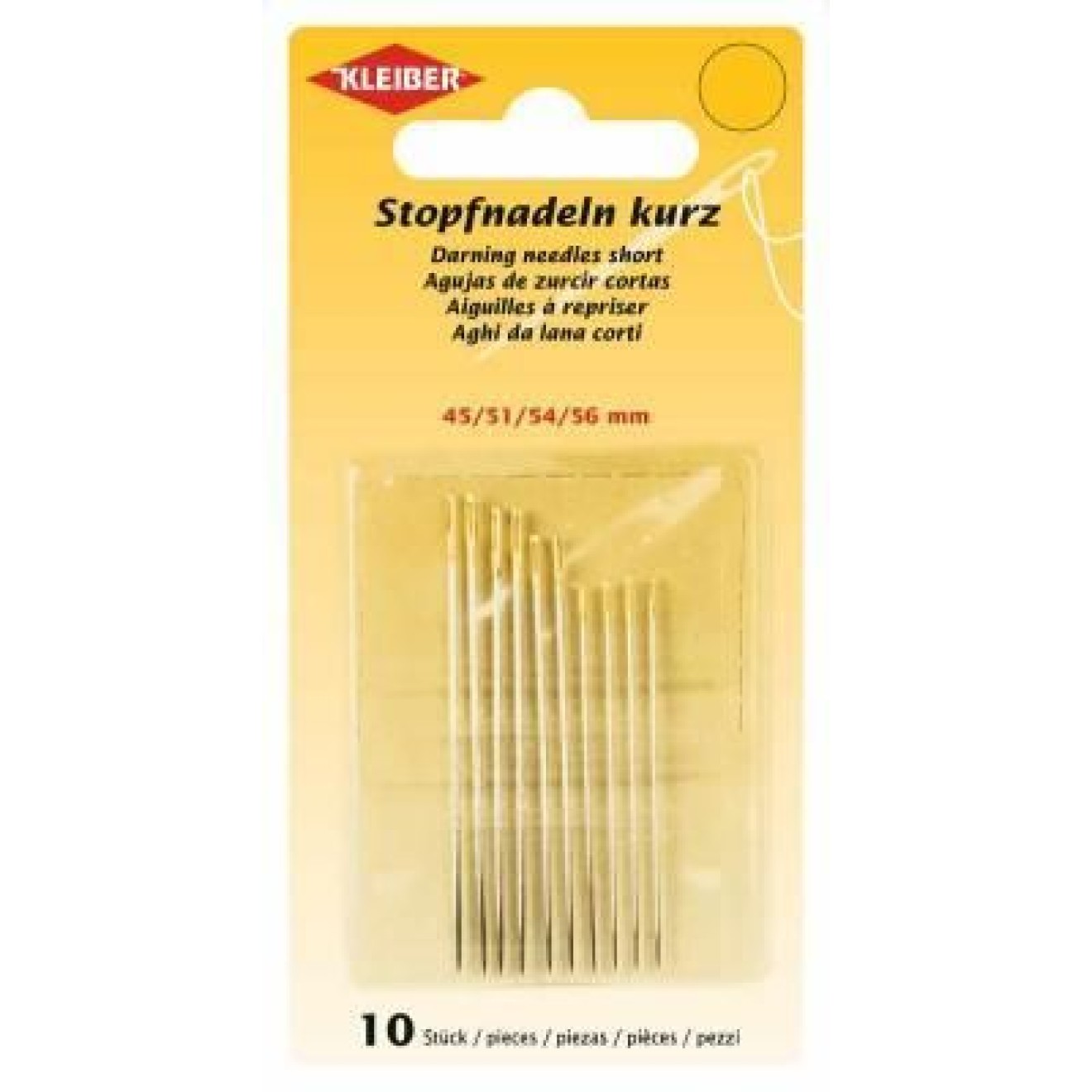 Kleiber darning needles 45, 51, 54, 56 mm