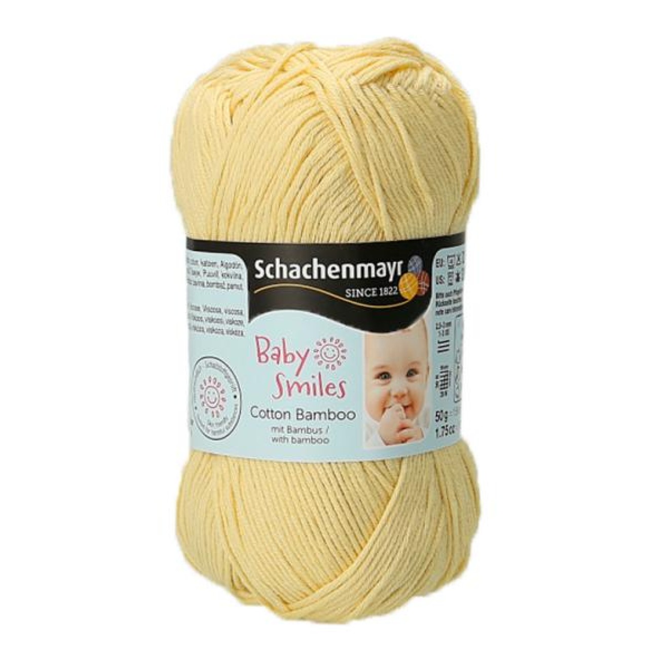 Schachenmayr Baby Smiles Cotton Bamboo colour 01021 vanilla
