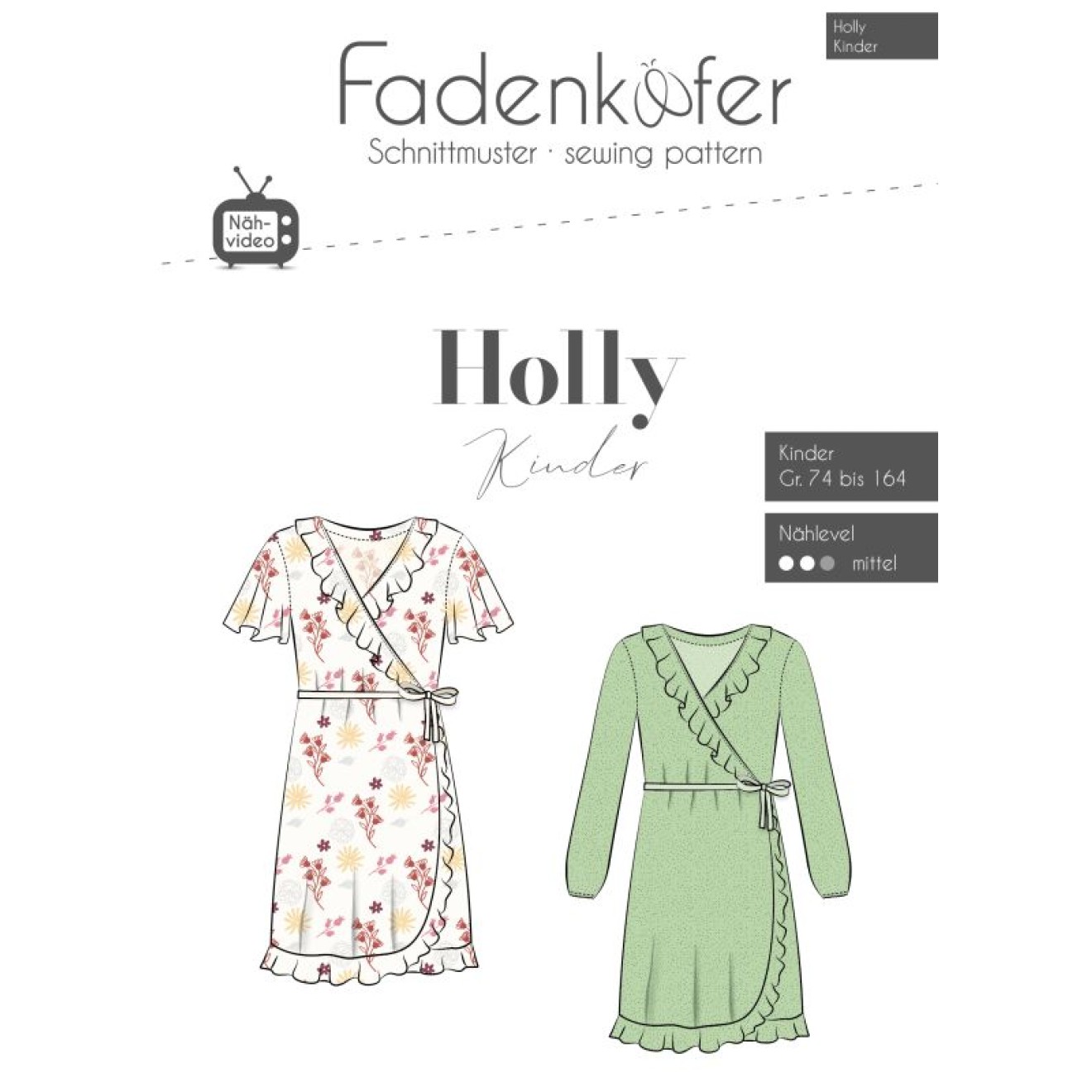 fadenkäfer Papierschnittmuster colour Holly Kinder