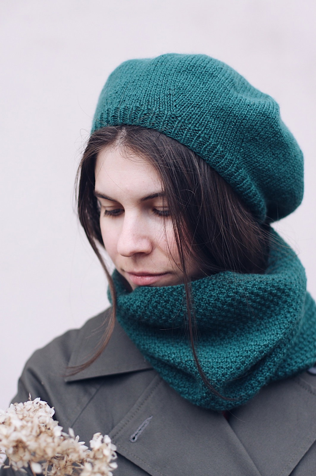 Béret et snood Easy Set – modèle de tricot, photo 2