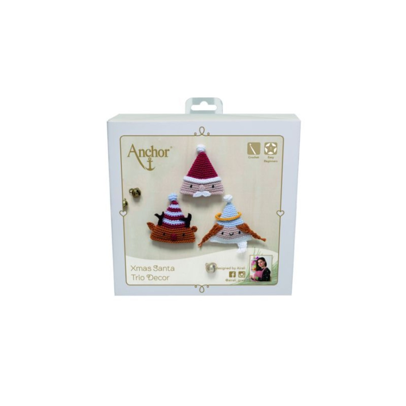 Xmas Santa Trio Decor