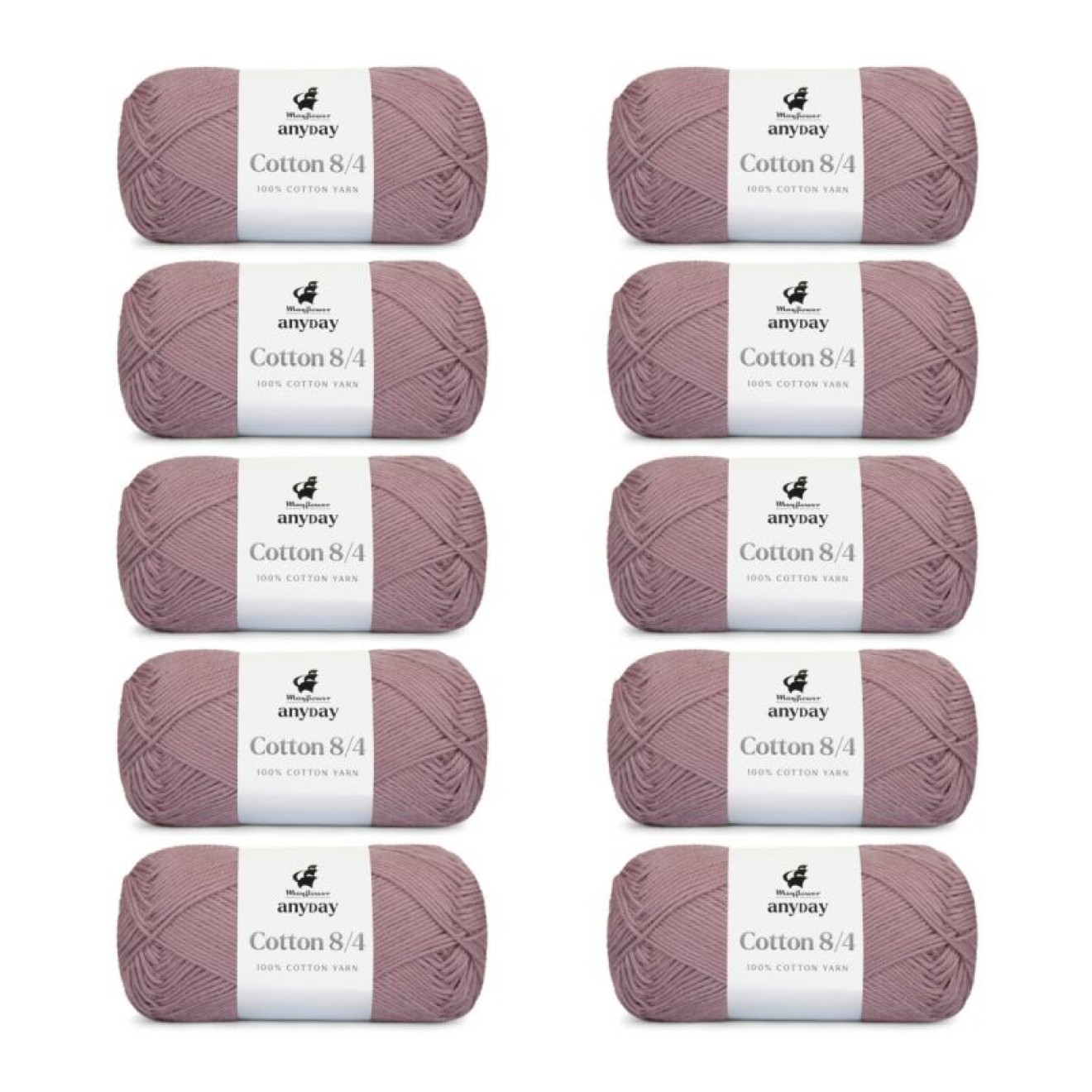 Mayflower Anyday Cotton 8/4 Farbe 022 blasses purple