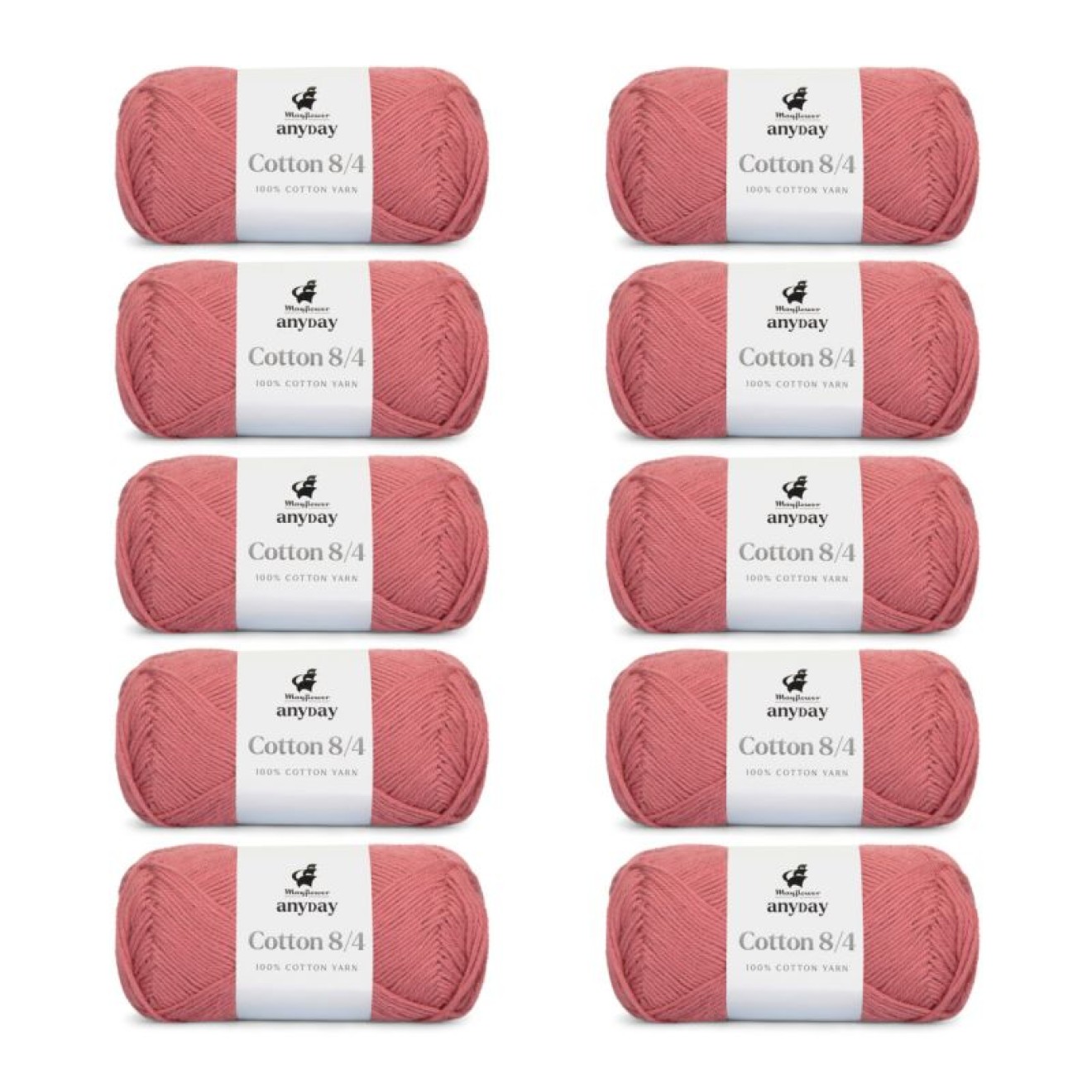 Mayflower Anyday Cotton 8/4 Farbe 020 dusky pink