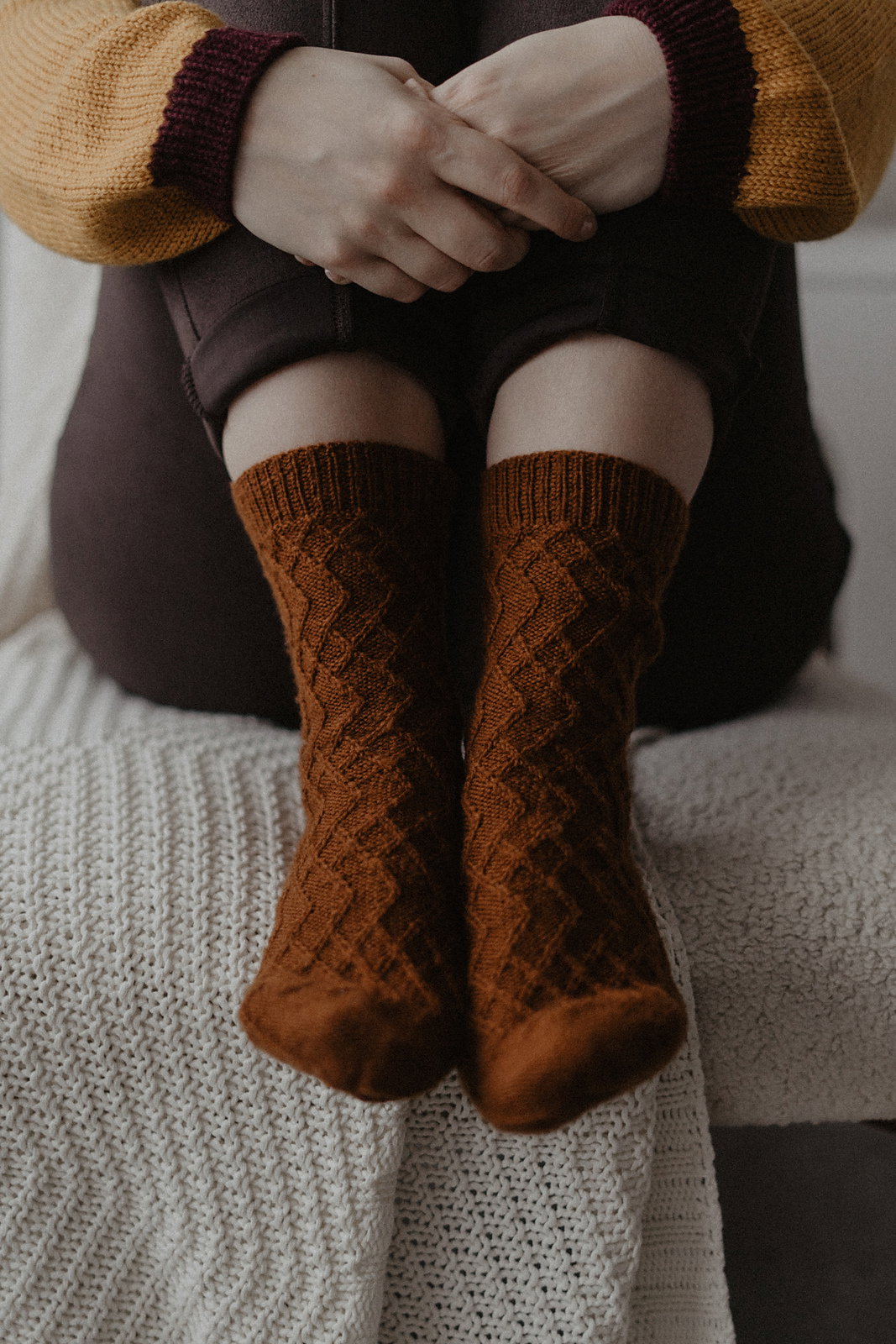 Chaussettes Whale – modèle de tricot, photo 6