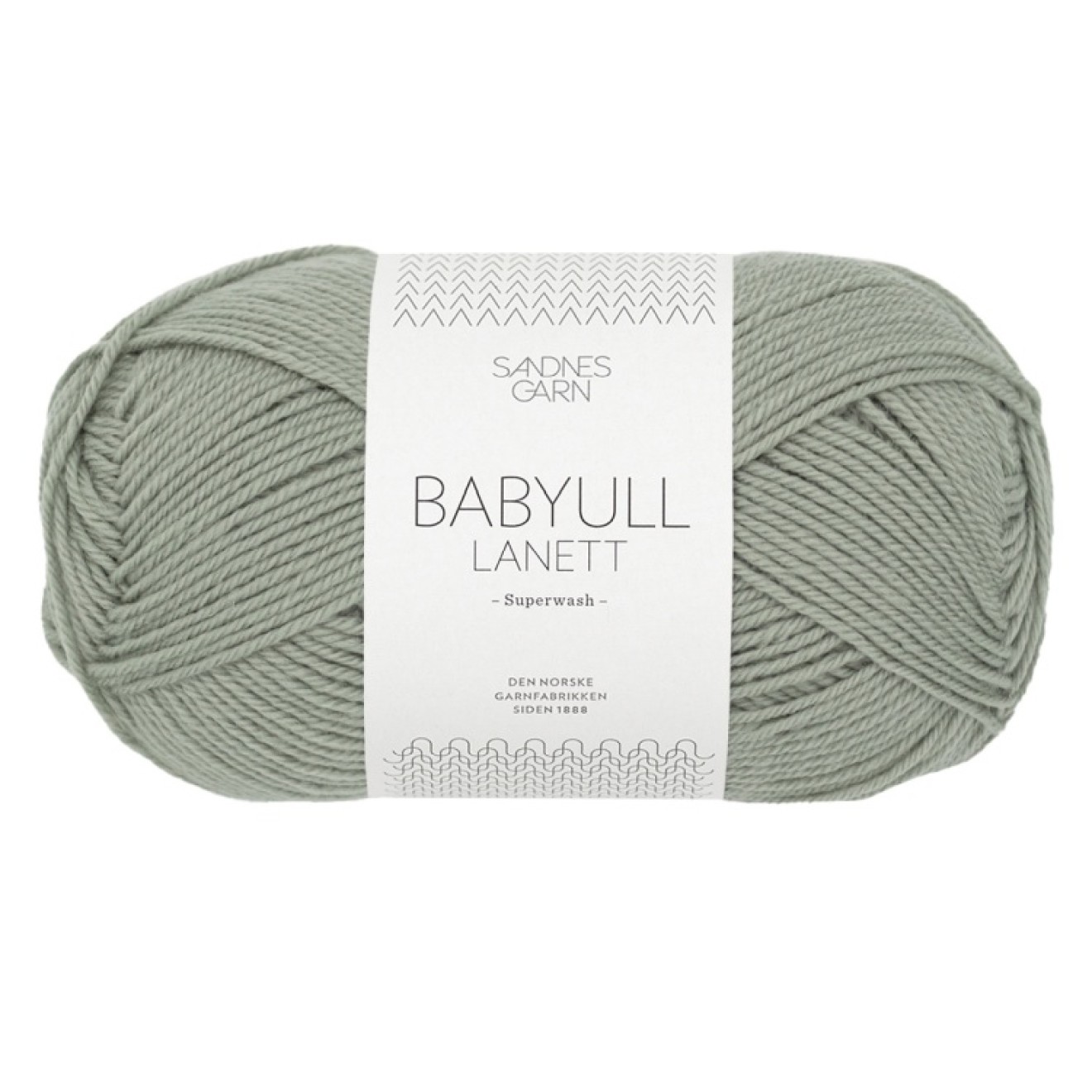 Sandnes Garn Babyull Lanett colour 8521 dusty light green