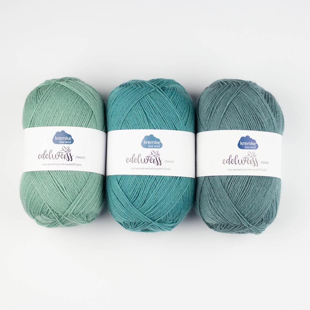 Kremke Edelweiss CLASSIC 4fach 100g non-superwash yarn