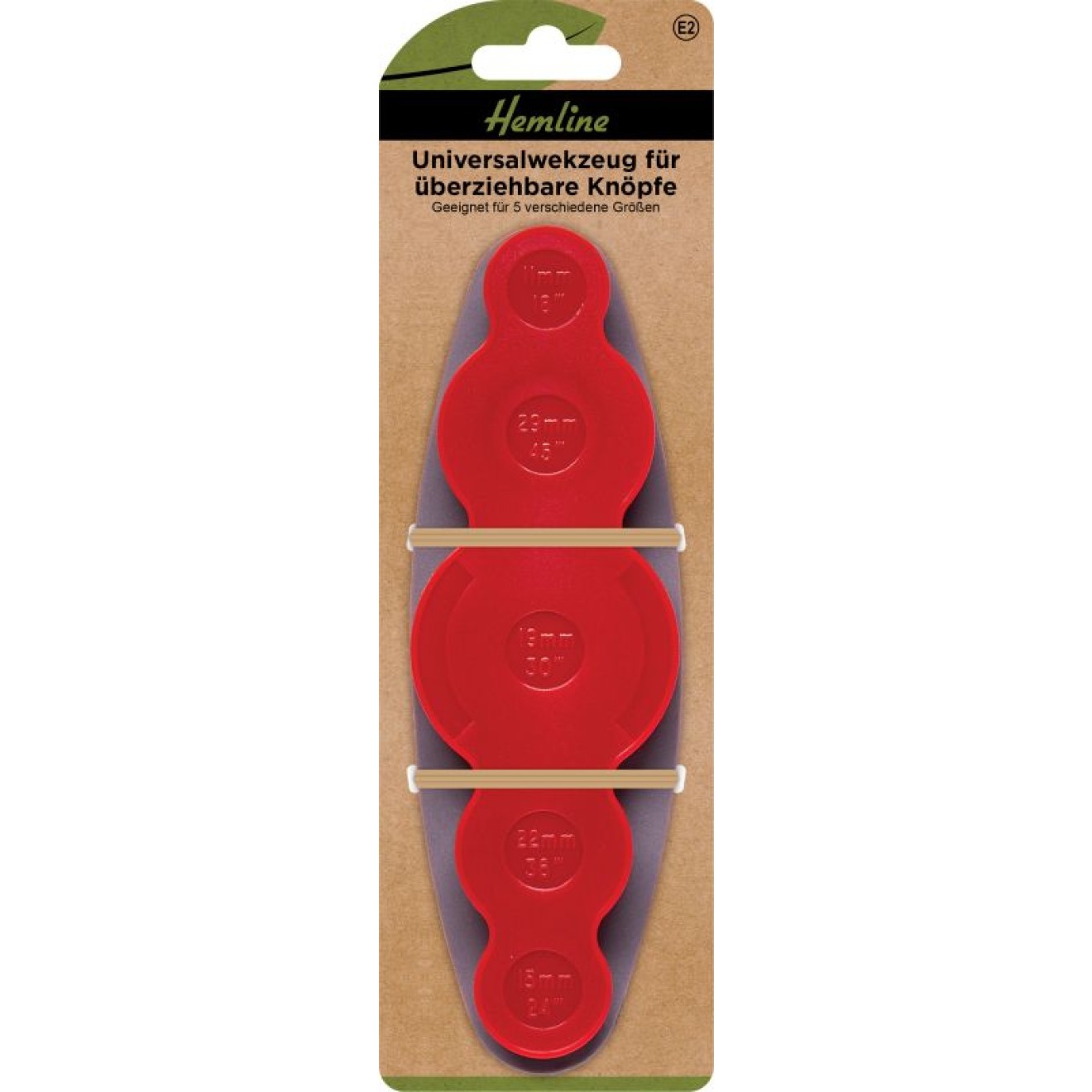 Hemline universal tool for cover buttons