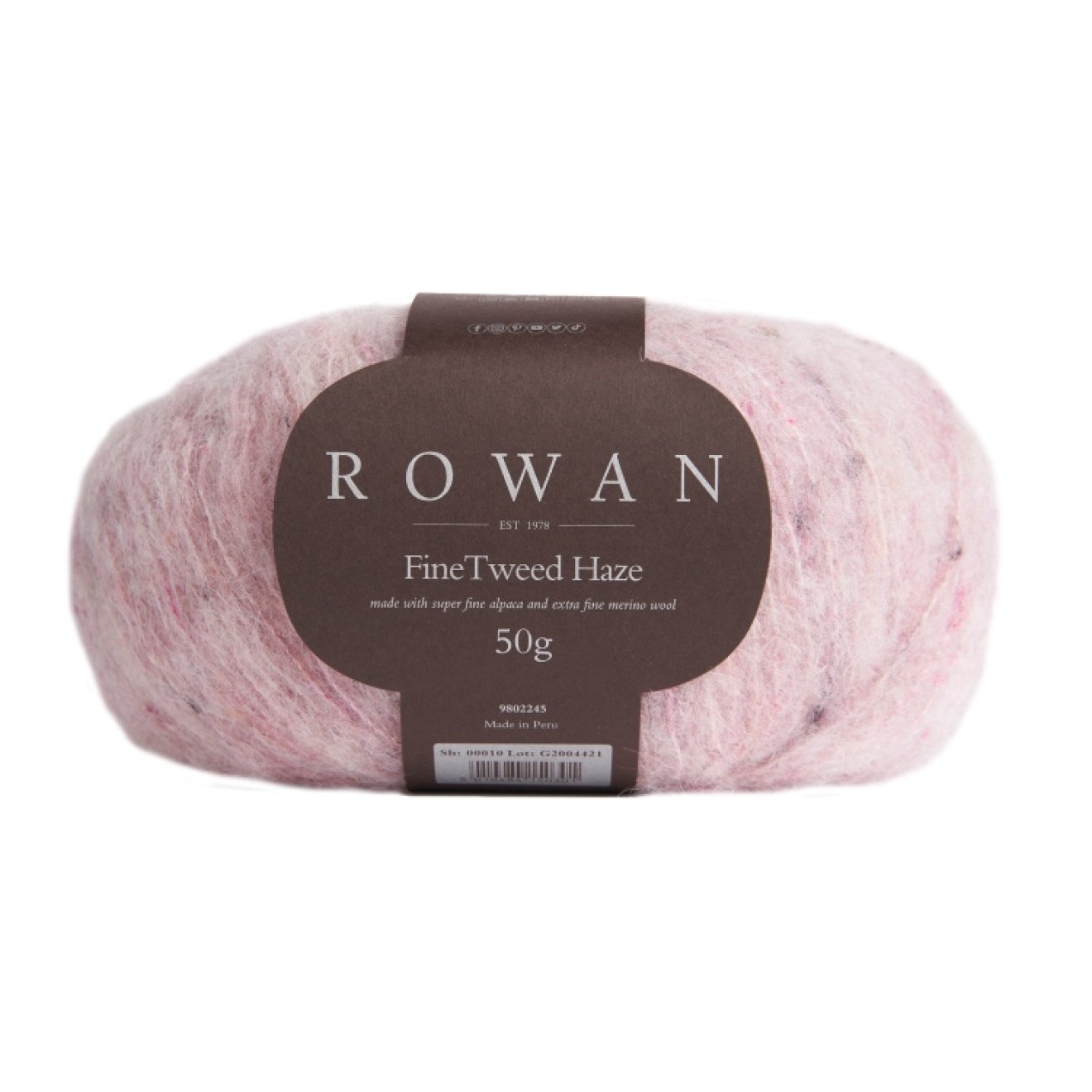 Rowan Fine Tweed Haze Farbe 10 blush