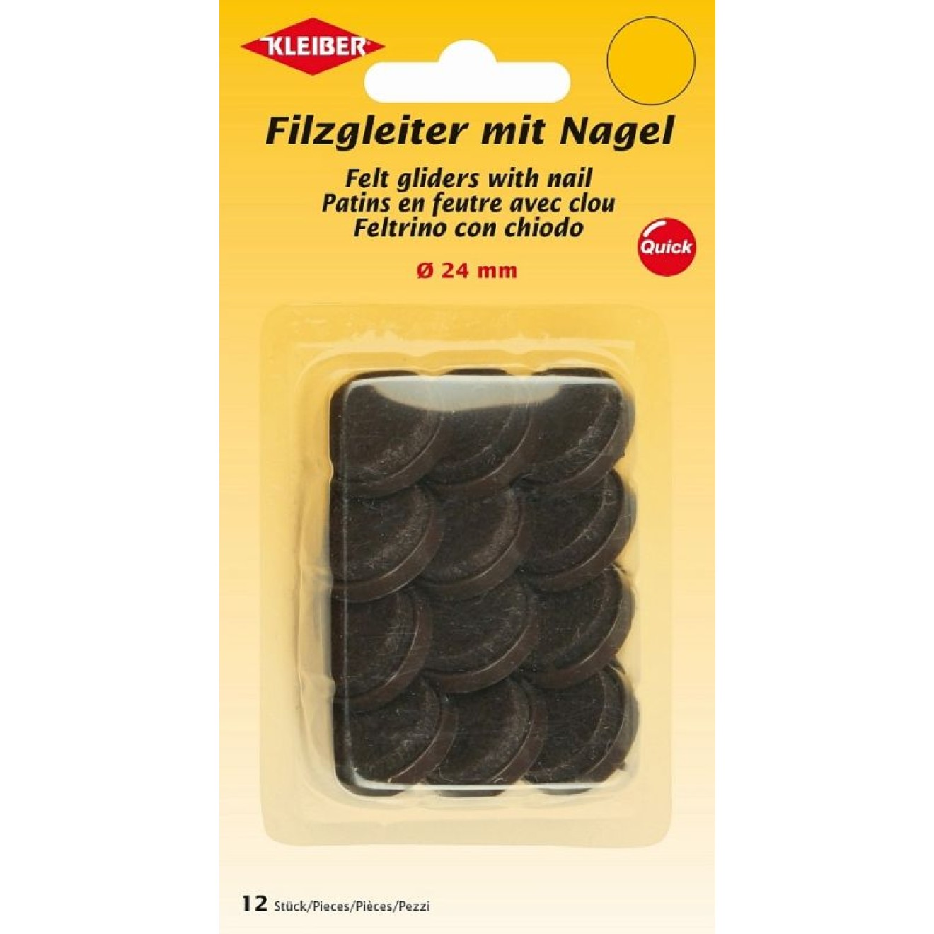 Ø ca. 24 mm / 09 brown / 12 piece