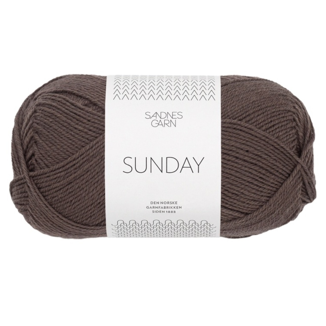 Sandnes Garn Sunday colour 3880 dark chocolate