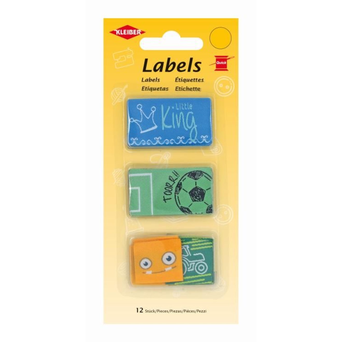 Kleiber Labels sortiert