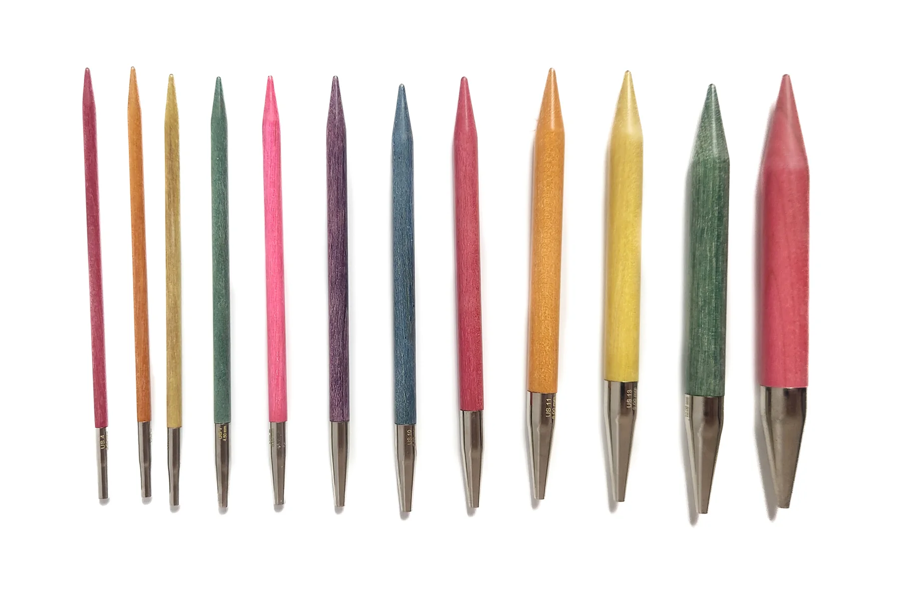 LYKKE embouts d'aiguilles interchangeables Color – 3,75 mm / 9 cm