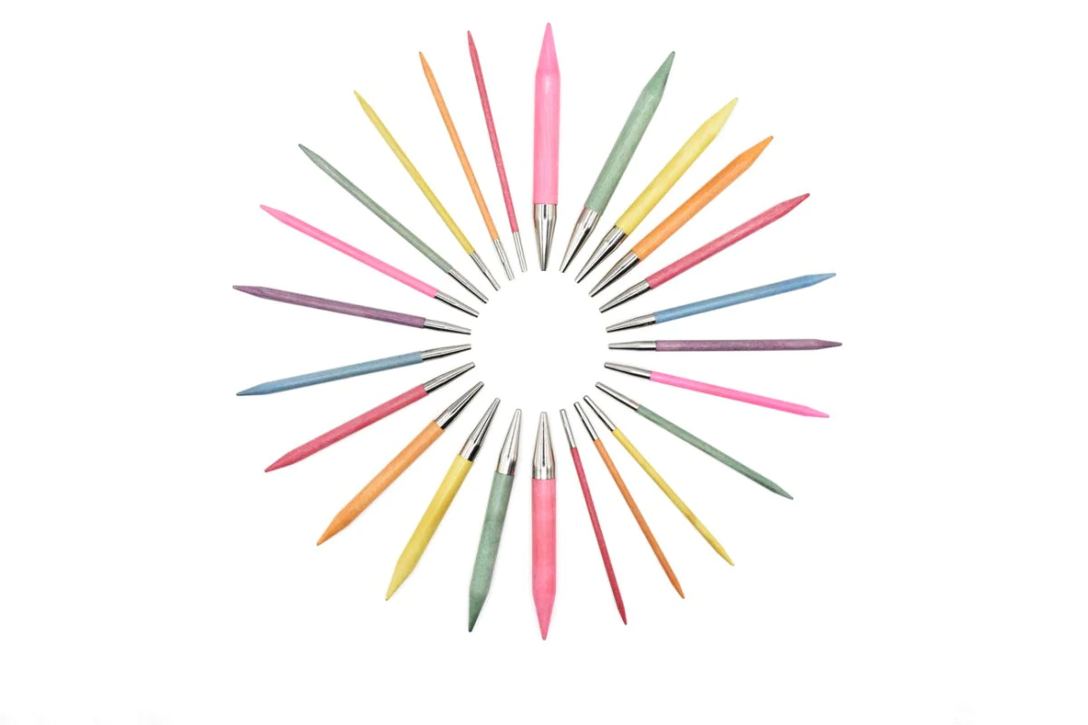 LYKKE embouts d'aiguilles interchangeables Color – 3,75 mm / 9 cm