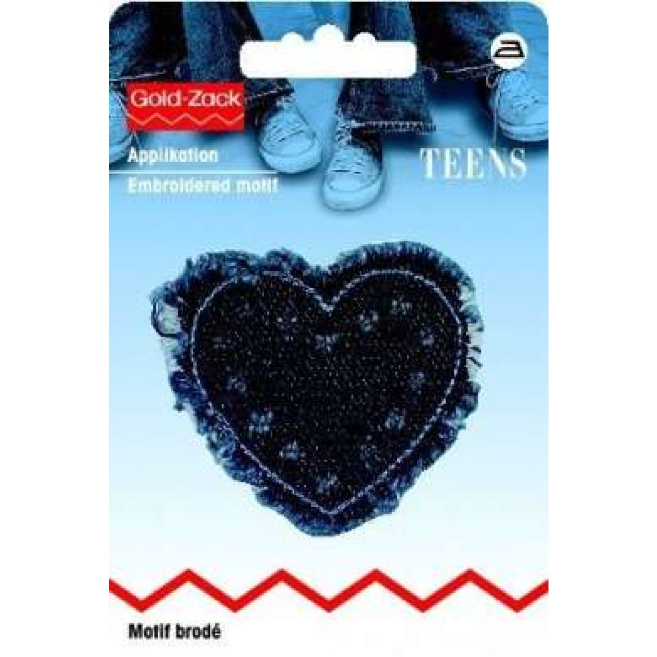 Prym аппликации - Teens and Jeans - термоклеевые ок. 4,0x5,0 cm / цветной