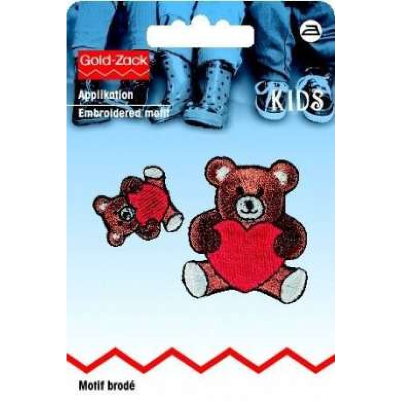 Prym Applikationen - Kids and Hits - aufbügelbar ca. 3,5x4,0 cm / farbig