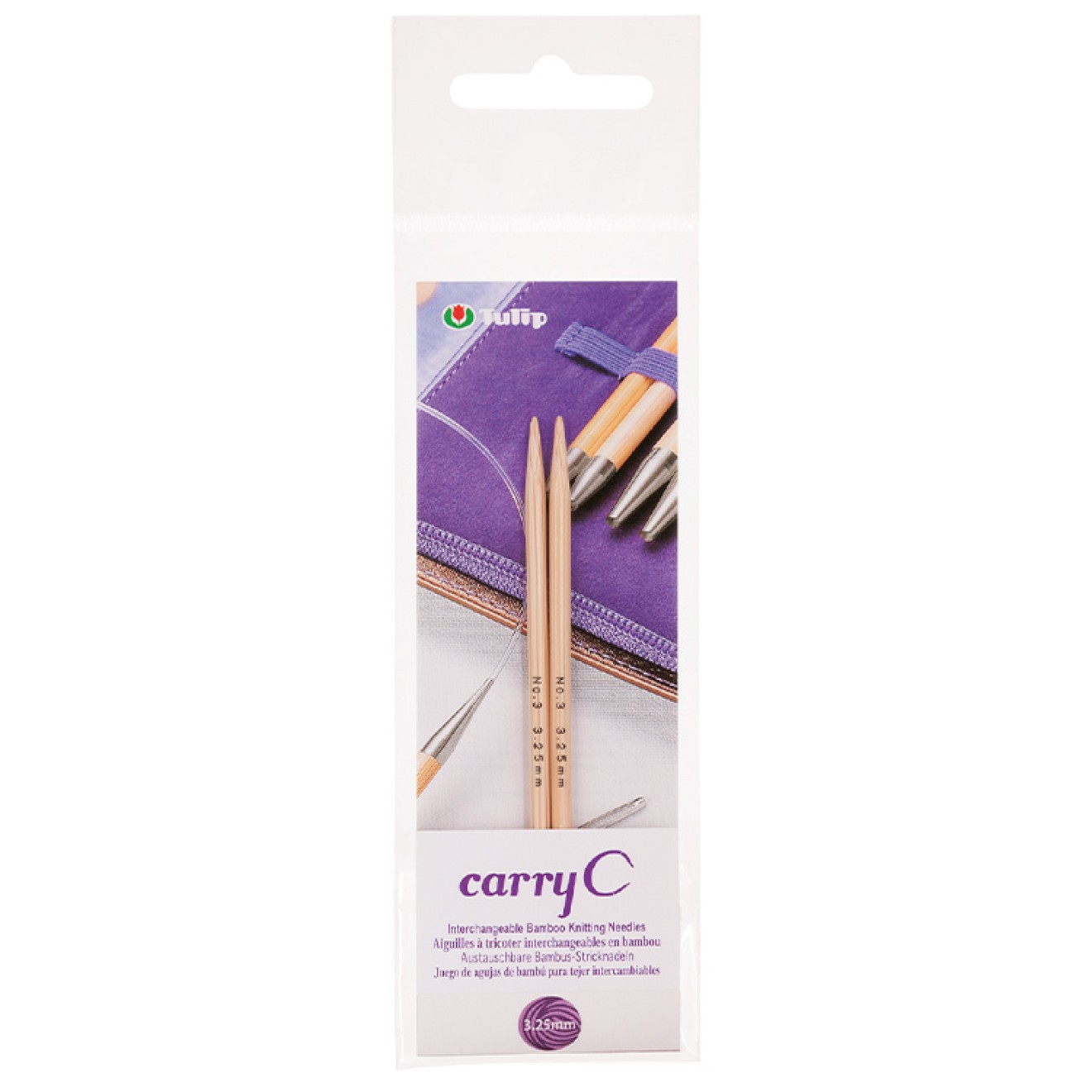 Tulip carryC interchangeable circular needles 3,75 mm / 9,5 cm
