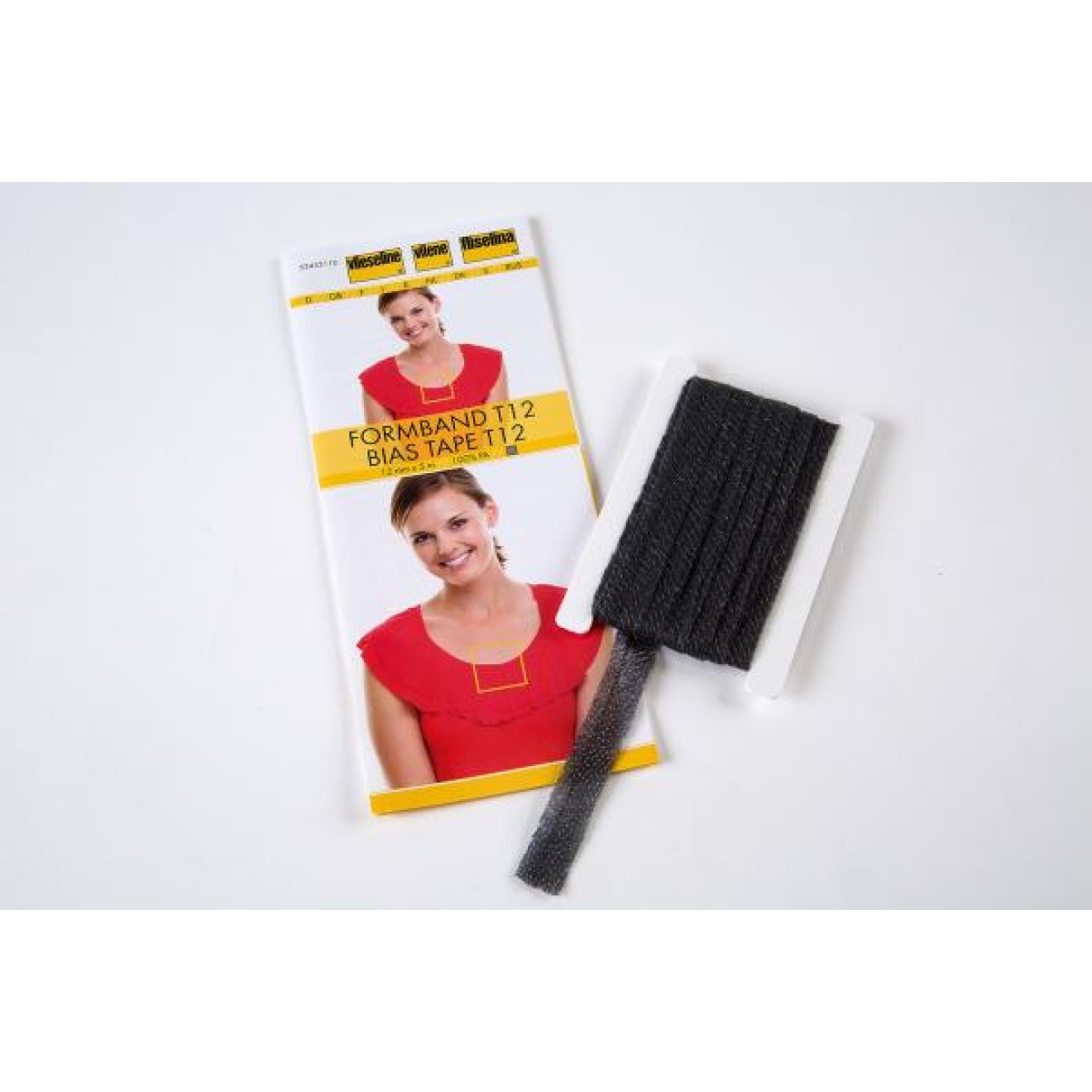 Vlieseline Formband fixierbar Farbe grafit