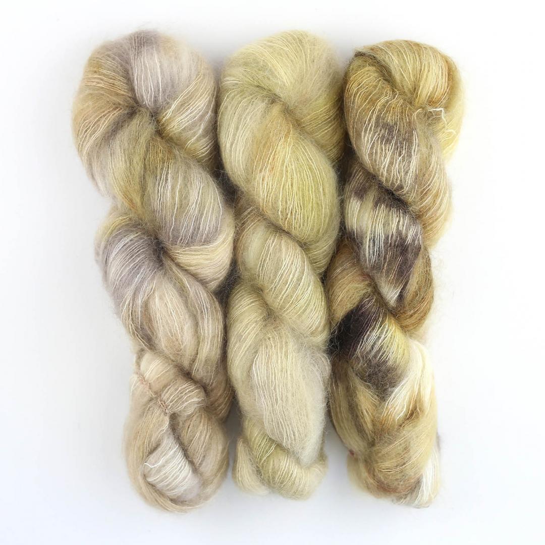 Cowgirl Blues KidSilk gradient hand-dyed yarn