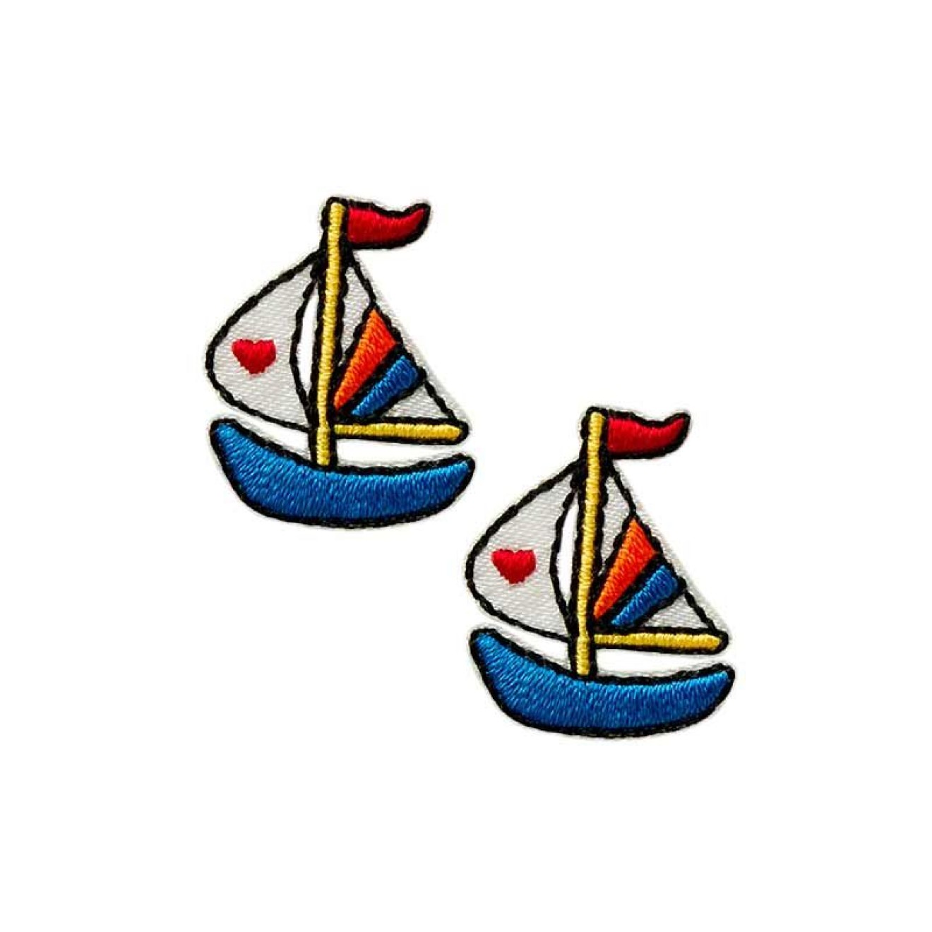 Mono-Quick Applikationen - Teens and Jeans - aufbügelbar Farbe Segelboot