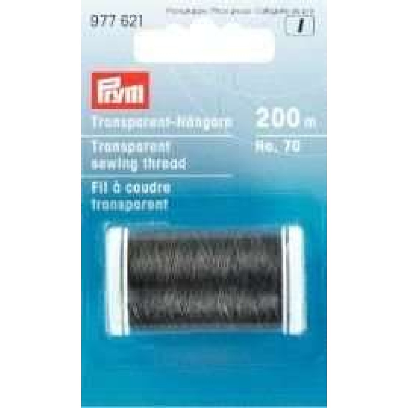 Prym Reihgarn 200 m colour transparent dark