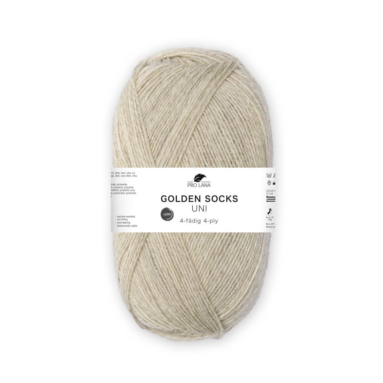 Pro Lana sock Garn uni 4 ply Farbe 429