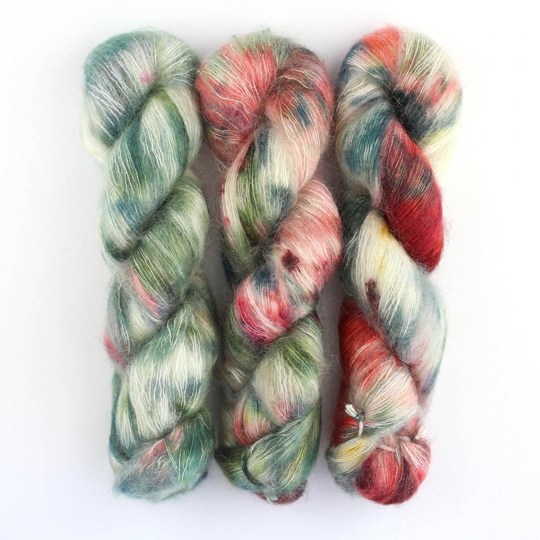 Cowgirl Blues KidSilk Farbverlauf handgefärbt yarn